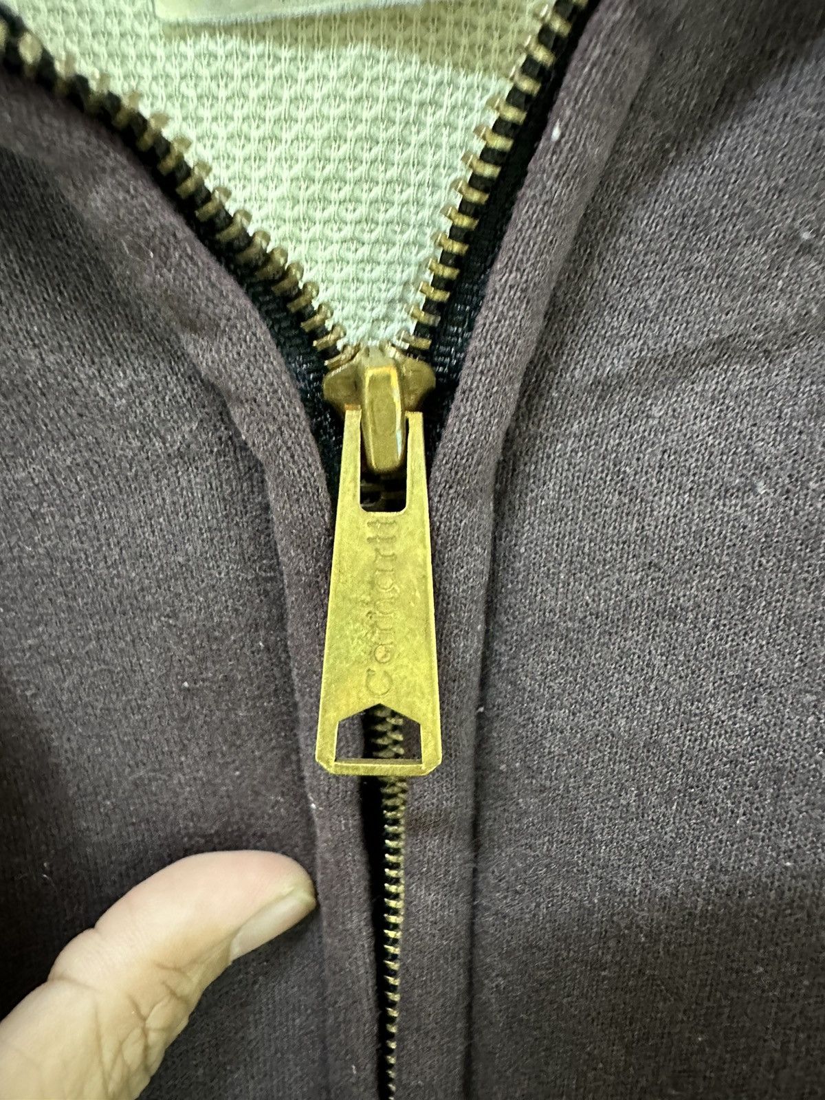 Carhartt Vintage Carhartt Sweater Hoodie Zipper Design Small Logo Size US L / EU 52-54 / 3 - 6 Thumbnail