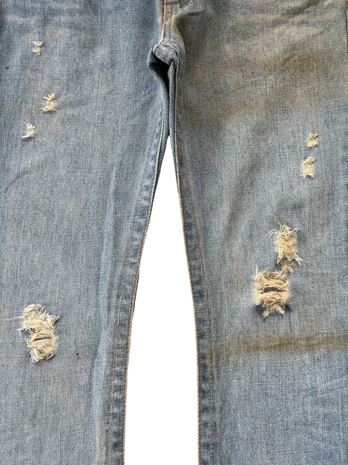 Hysteric Glamour Vintage Y2K Japanese Brand Distressed Flare Jeans Size 29" - 5 Thumbnail