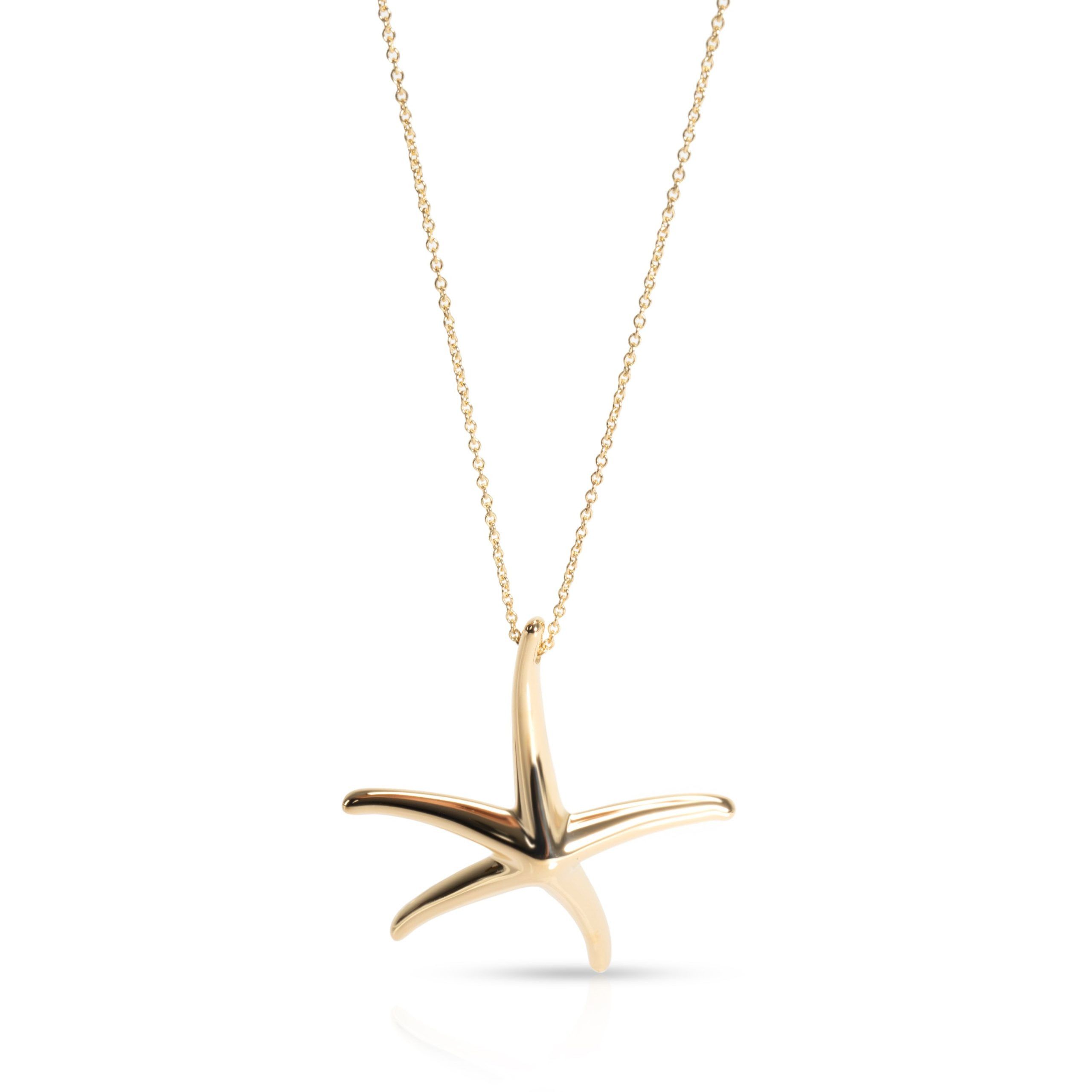 Tiffany & Co. Elsa Peretti Starfish Necklace in 18K Yellow Gold