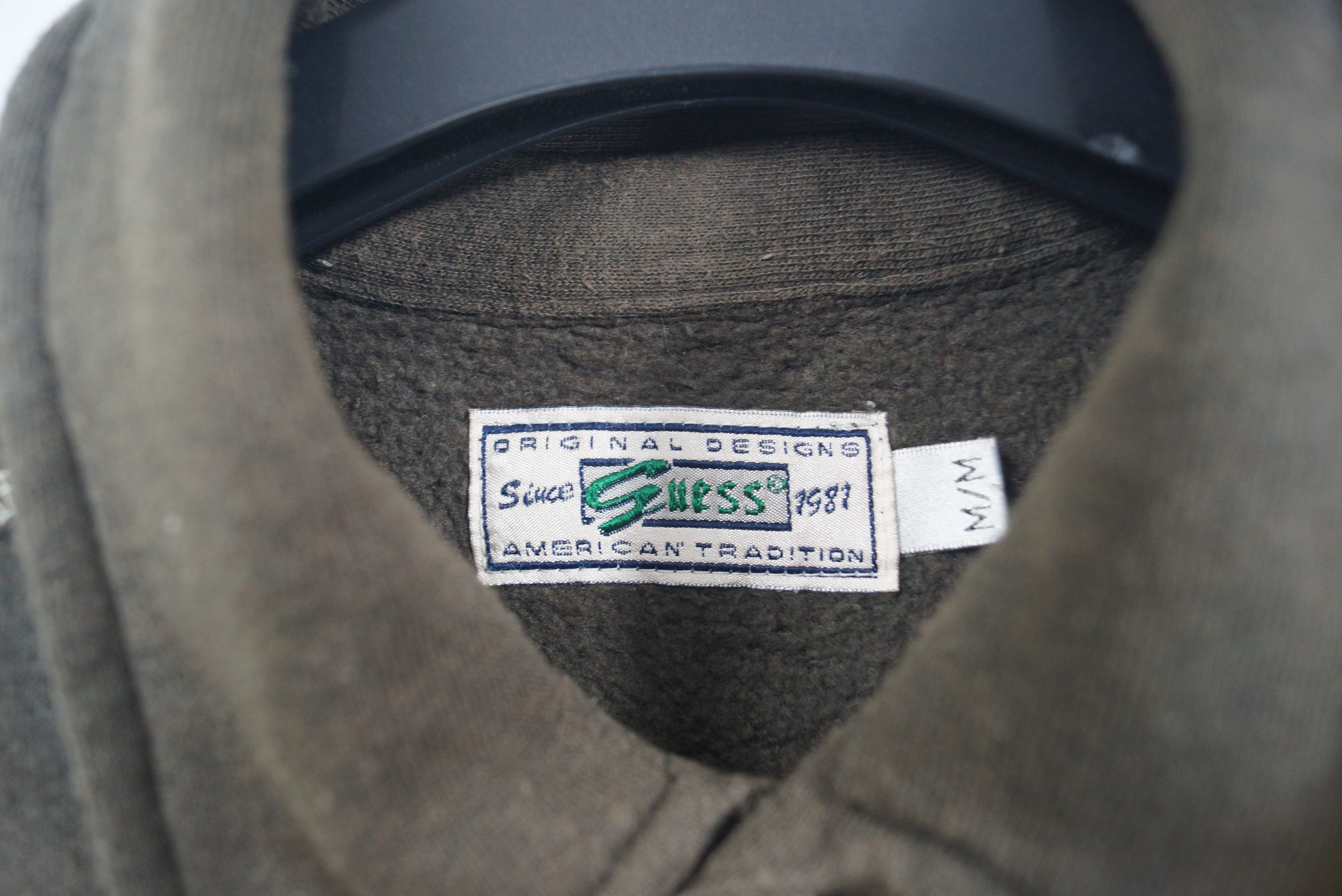Guess × Vintage Guess Sweatshirt Collar Button Up Nice Design Size US M / EU 48-50 / 2 - 2 Thumbnail