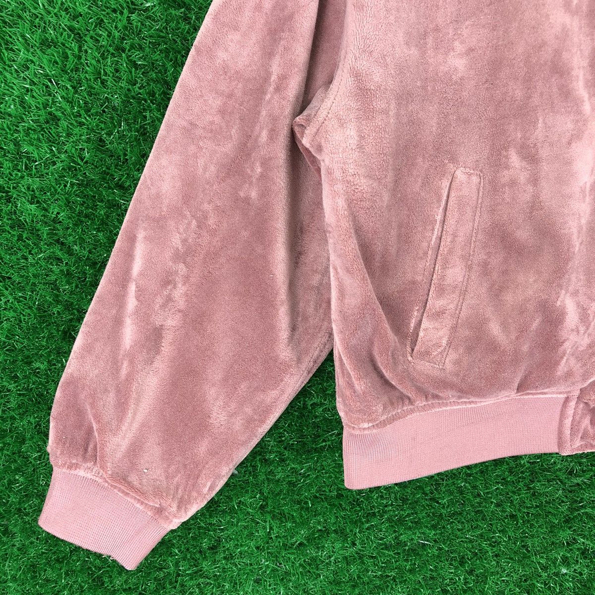 Japanese Brand Bomber Reversible Jacket Velvet by Earth Music & Exology Size US XS / EU 42 / 0 - 3 Thumbnail