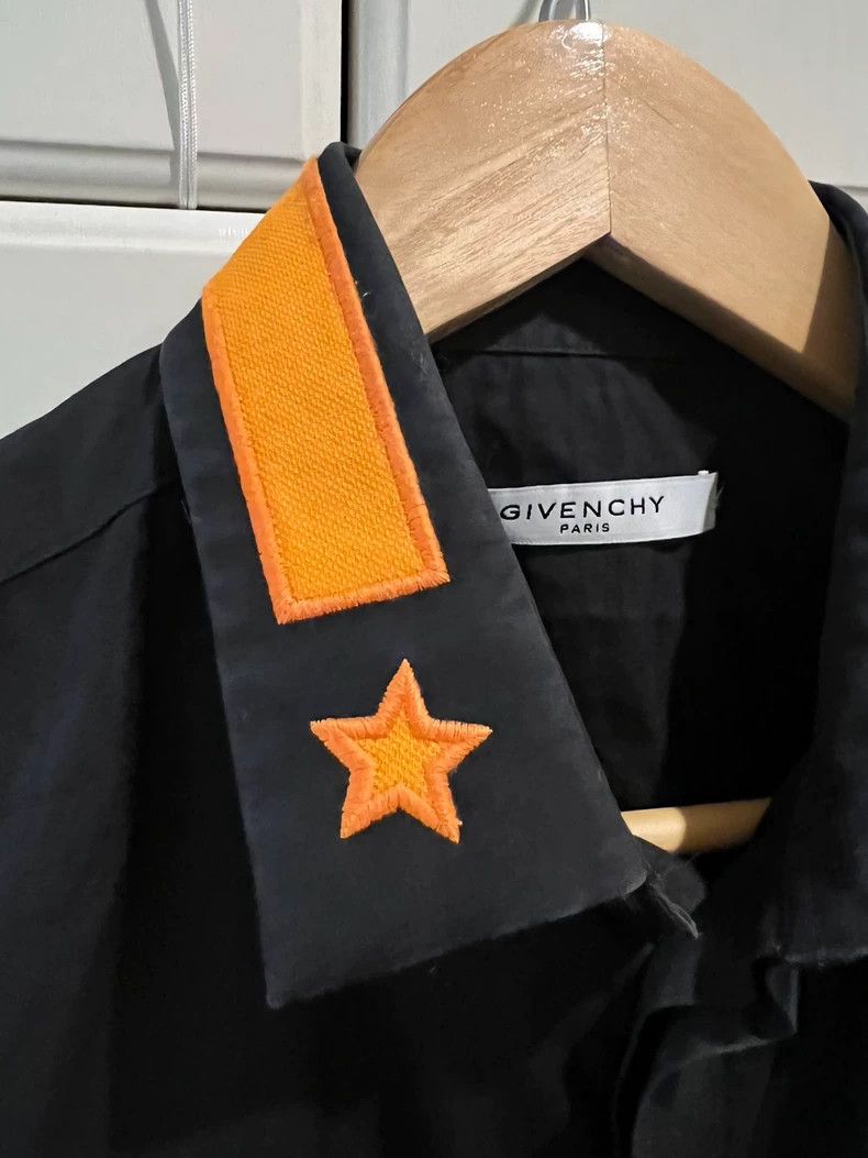 Givenchy Givenchy Size39 Collar five-star black shirt shantung size Size US M / EU 48-50 / 2 - 5 Thumbnail