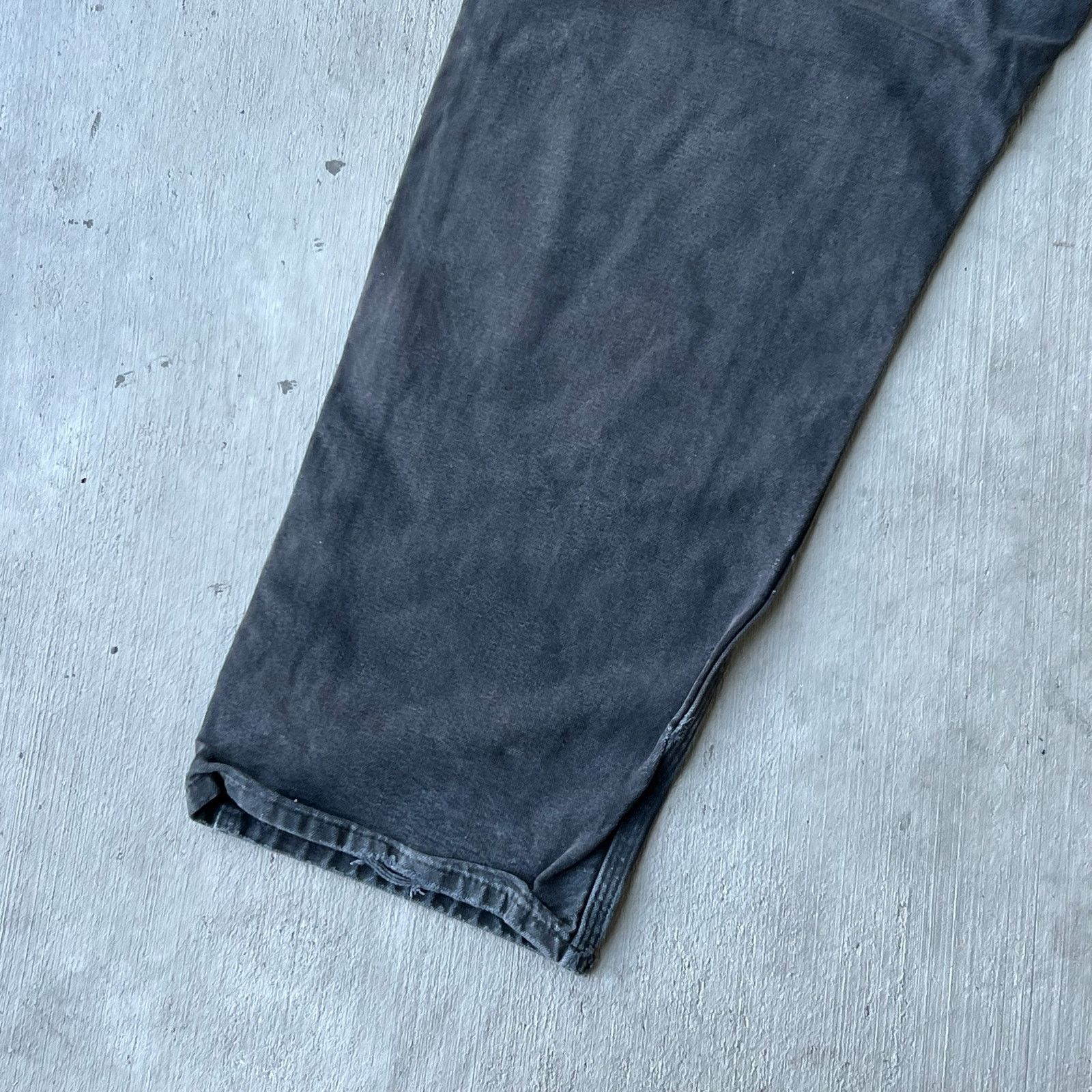 Carhartt × Vintage Carhartt faded black double knee work wear carpenter pants Size US 38 / EU 54 - 11 Thumbnail