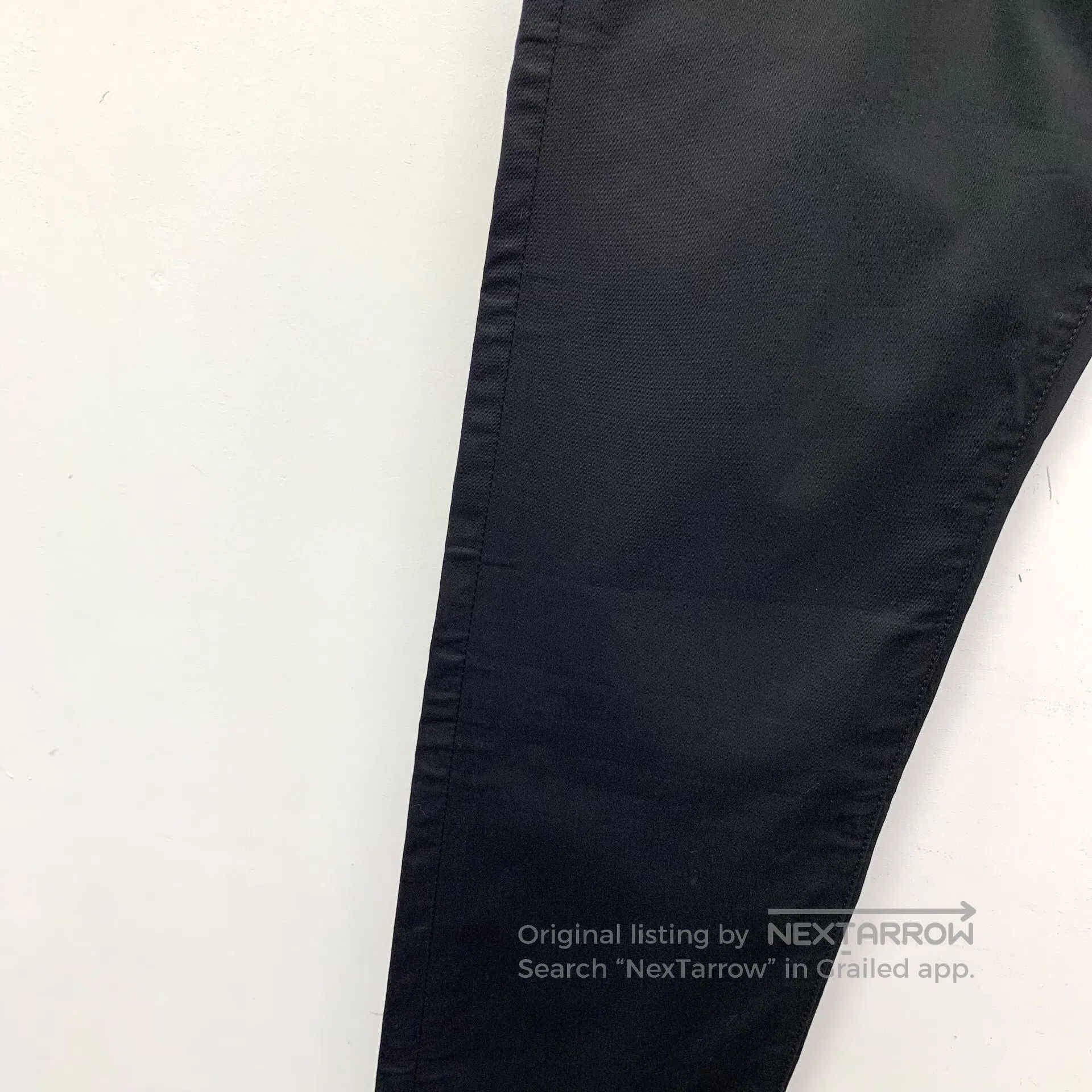 Dolce & Gabbana Dolce Gabbana Black Cotton Casual Trousers| Size US 28 / EU 44 - 4 Thumbnail