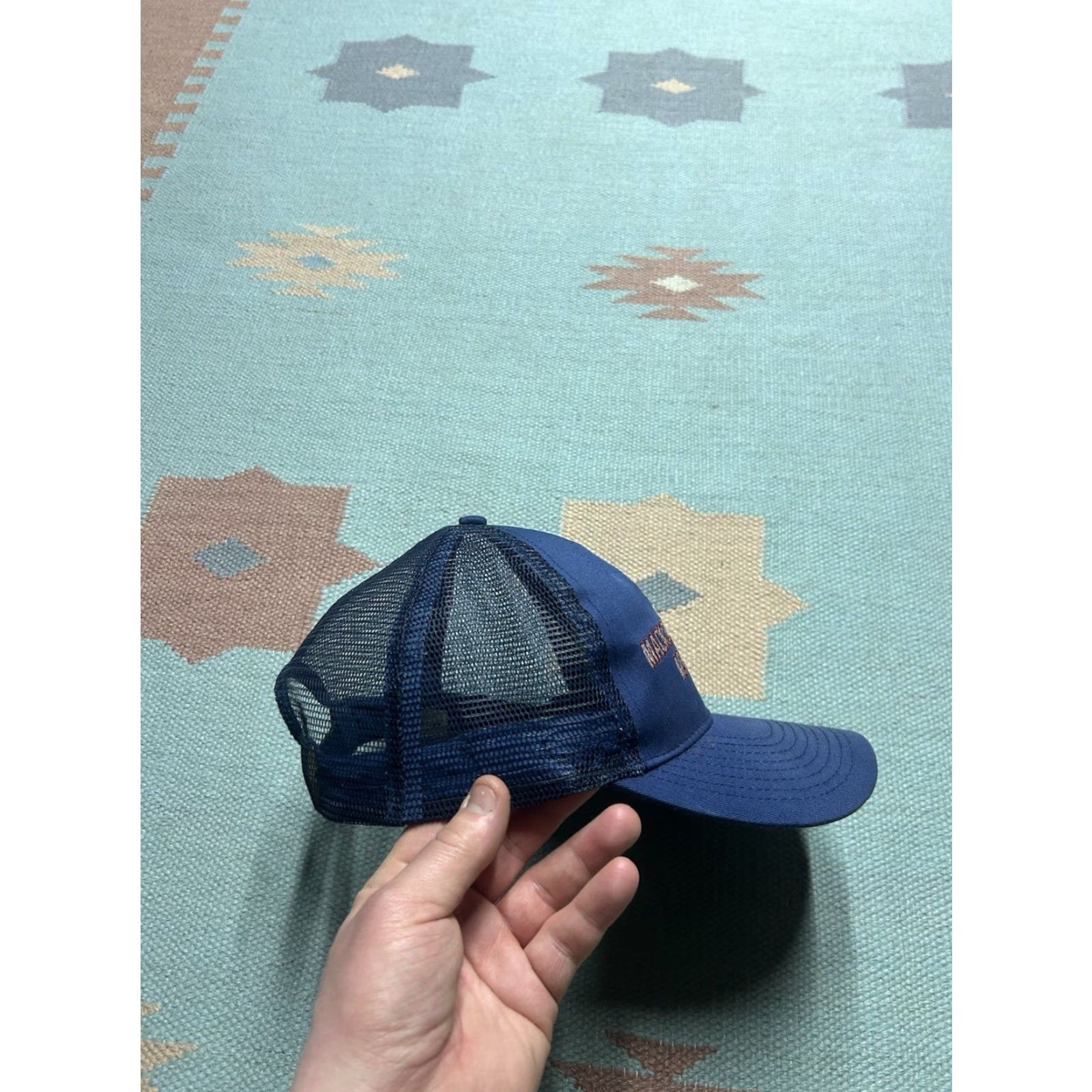 Vintage VINTAGE SnapBack hat cap Mackinac island Michigan embroidered blue adjustable Men Adjustable Blue Mackinac island Michigan SnapBack Hat cap Size ONE SIZE - 8 Thumbnail