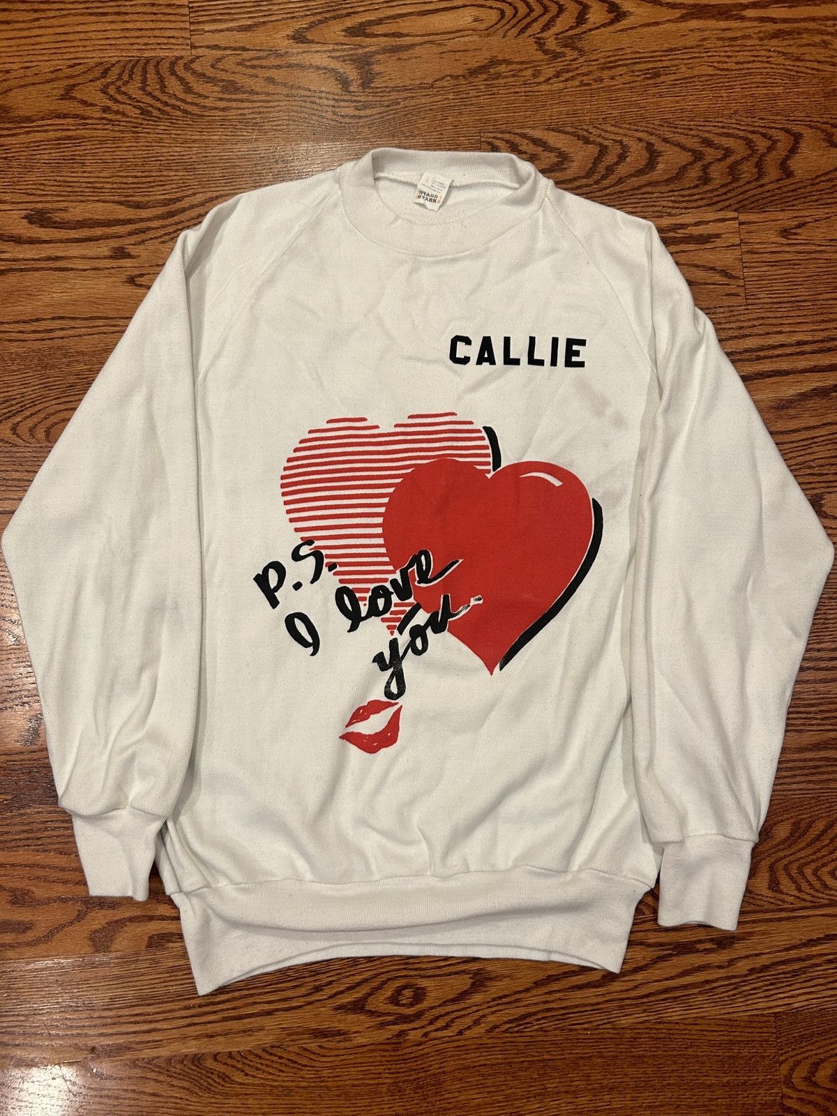 Vintage Vintage Heart Graphic Sweater Size US S / EU 44-46 / 1 - 1 Thumbnail