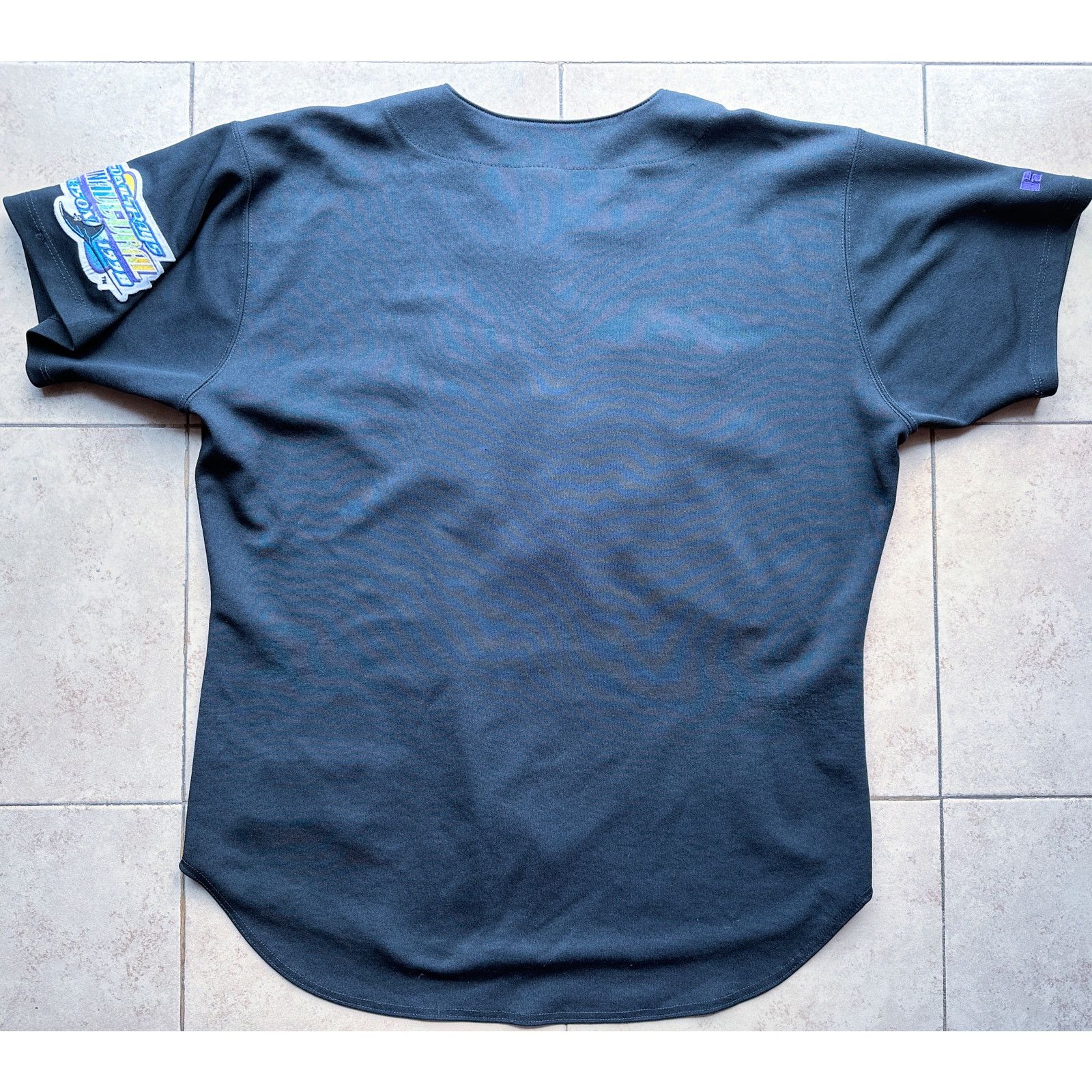 MLB × Russell Athletic Tampa Bay Devil Rays 90s DIAMOND jersey 48 baseball vtg Size US XL / EU 56 / 4 - 5 Thumbnail