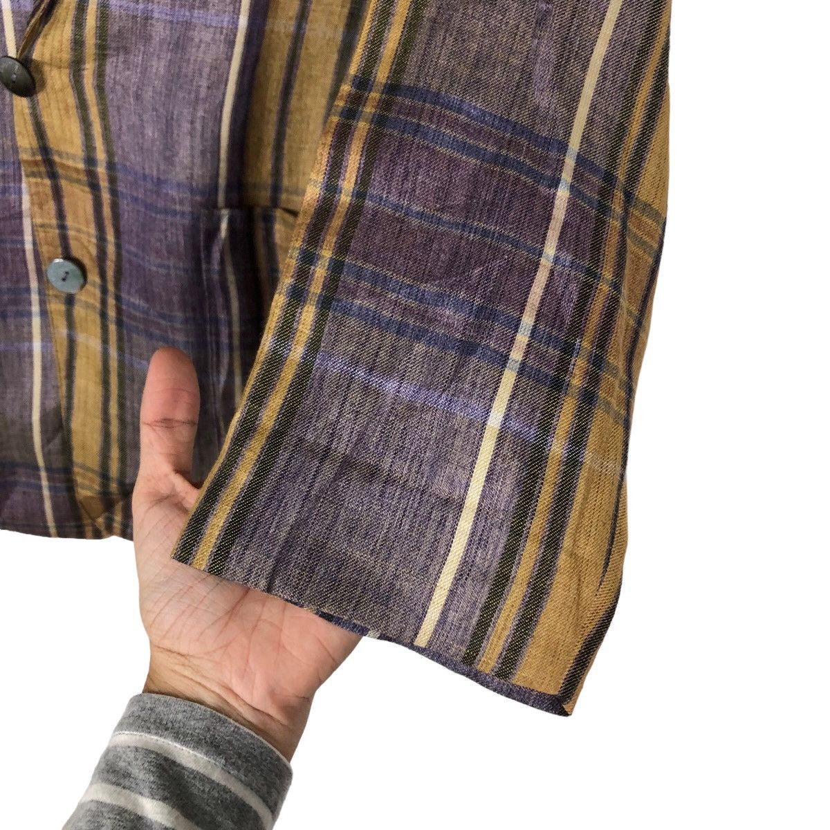 Burberry 🔥Vintage Burberrys Chore Jacket Tartan Design Size US M / EU 48-50 / 2 - 15 Thumbnail