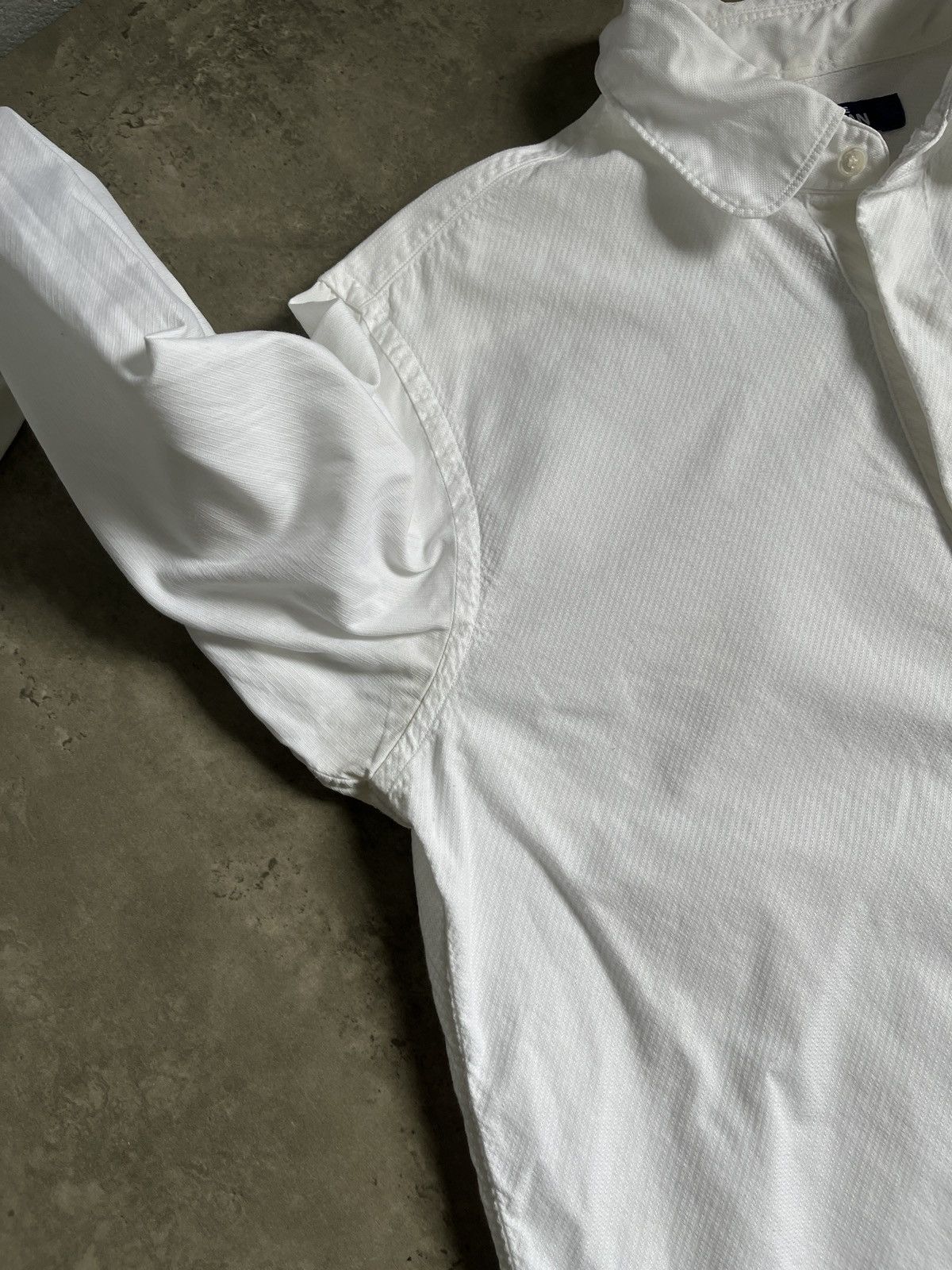 Junya Watanabe Junya Watanabe Comme des Garcons MAN White Oxford Shirt Size US L / EU 52-54 / 3 - 14 Thumbnail