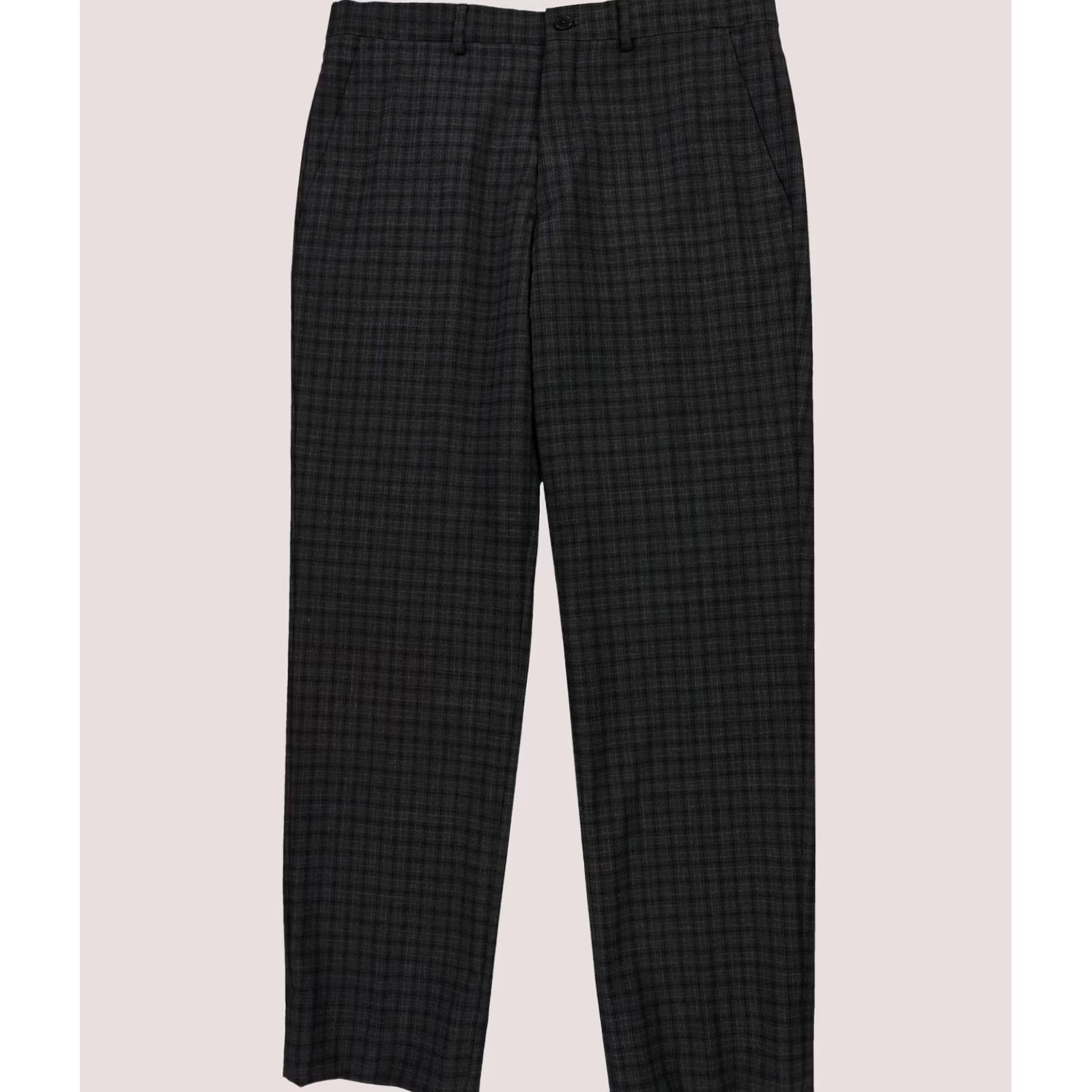 Armani Armani Mens Checkered Slim Slacks Dress Pants darkgray 38W x 31L Size US 38 / EU 54 - 1 Thumbnail