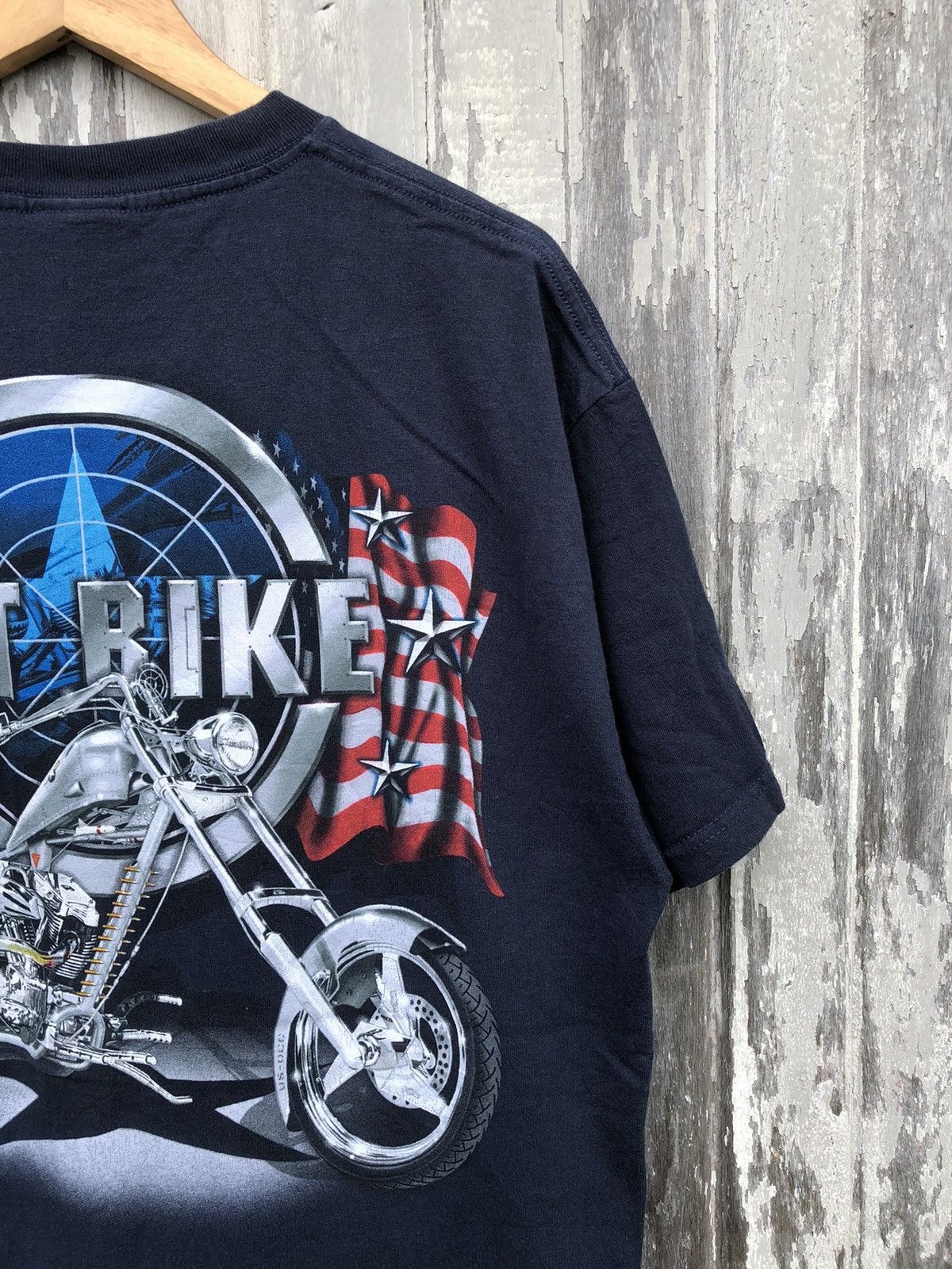 Harley Davidson × Vintage × West Coast Choppers Vintage Y2K American ChooperJet Bike Tee Size US L / EU 52-54 / 3 - 6 Thumbnail