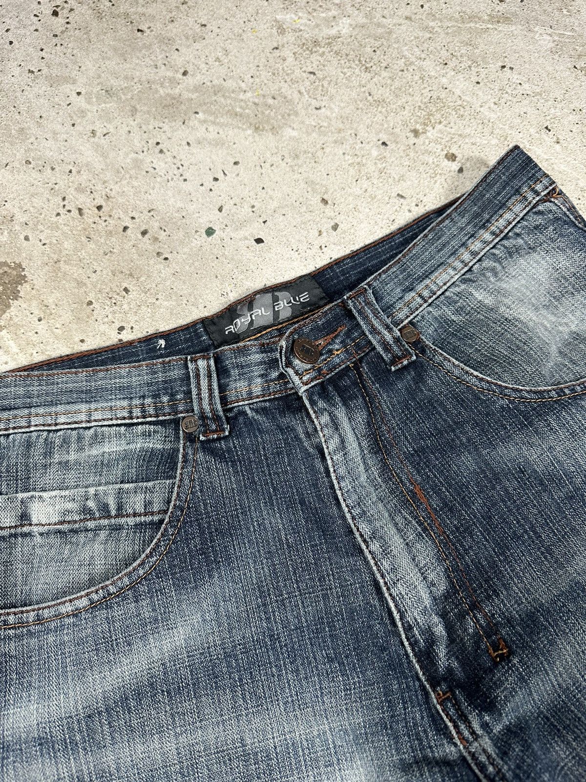 If Six Was Nine × Japanese Brand × Vintage Vintage 90s Baggy Japanese Washed Denim Pants Size US 30 / EU 46 - 7 Thumbnail