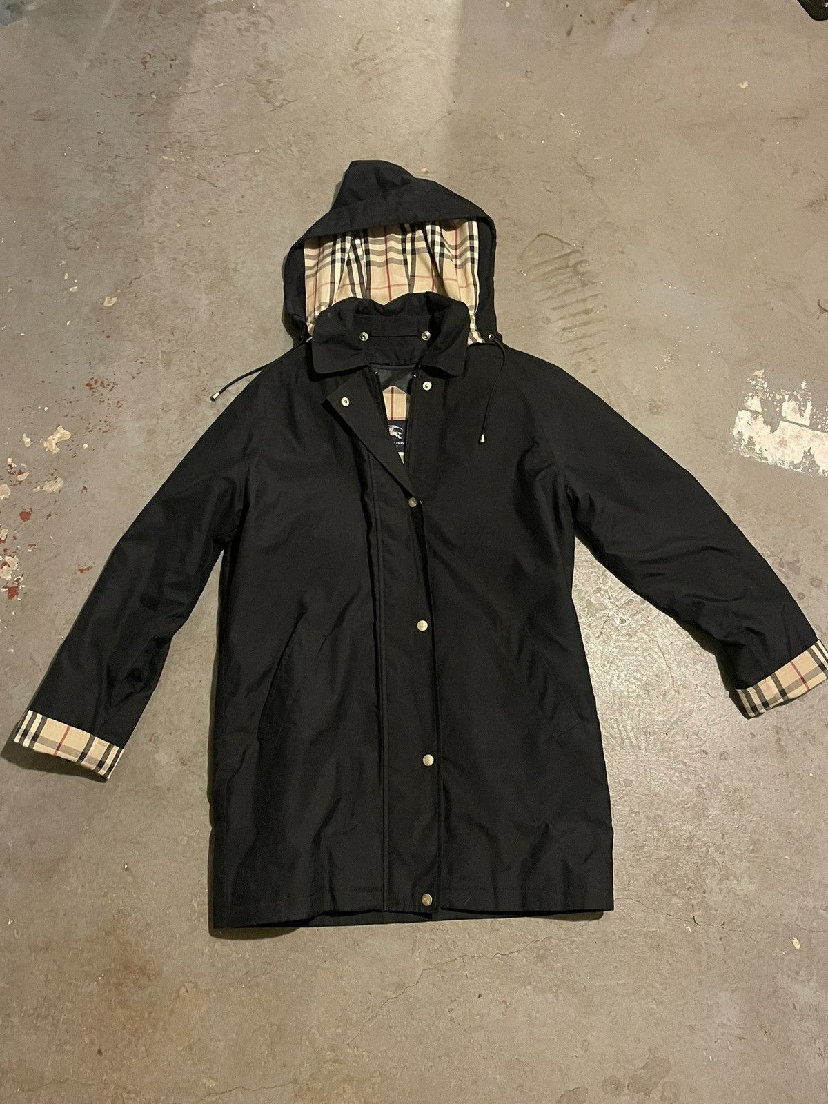 Burberry 90s Burberry Light Rain Coat Size L / US 10 / IT 46 - 1 Thumbnail