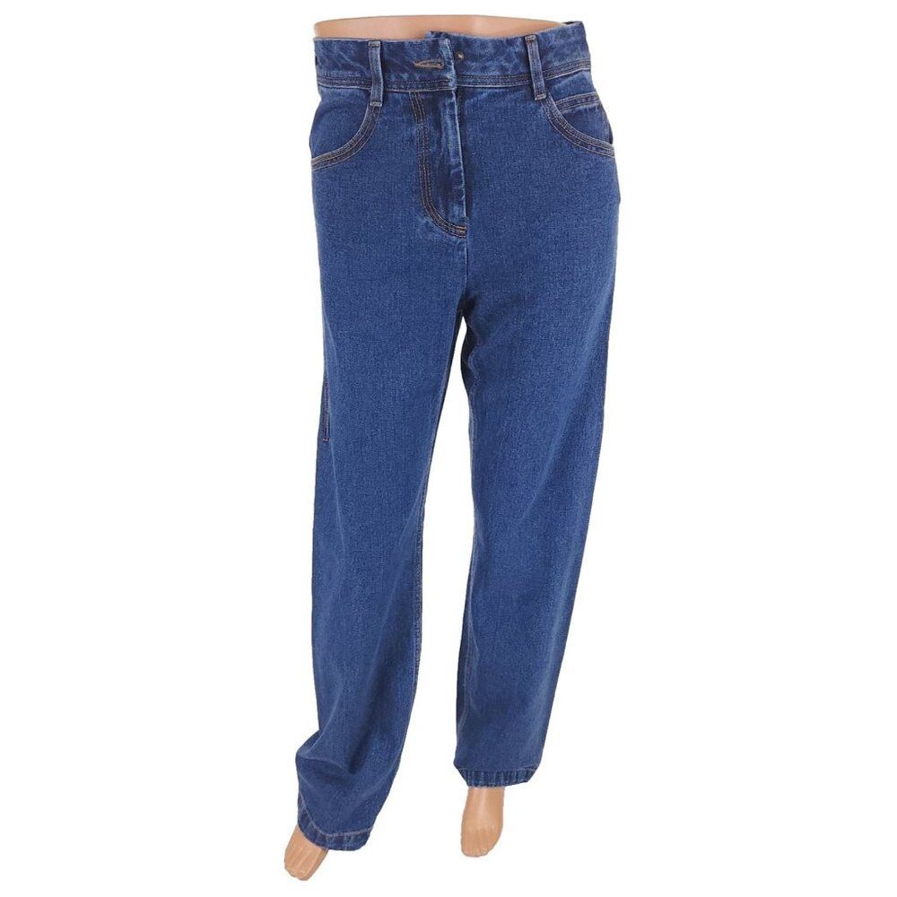 LOW CLASSIC Low Classic Straight-Leg Jeans Size M Womens Indigo Blue Size 30" / US 8 / IT 44 - 2 Thumbnail