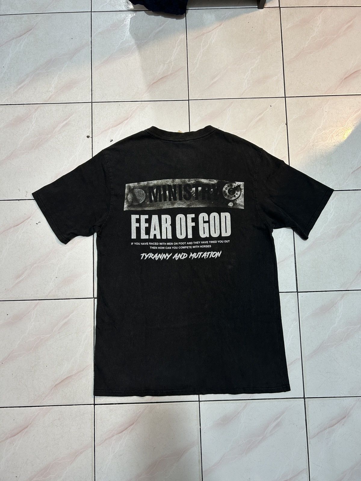 Vintage VINTAGE BAND MINISTRY TSHIRT Size US L / EU 52-54 / 3 - 7 Thumbnail