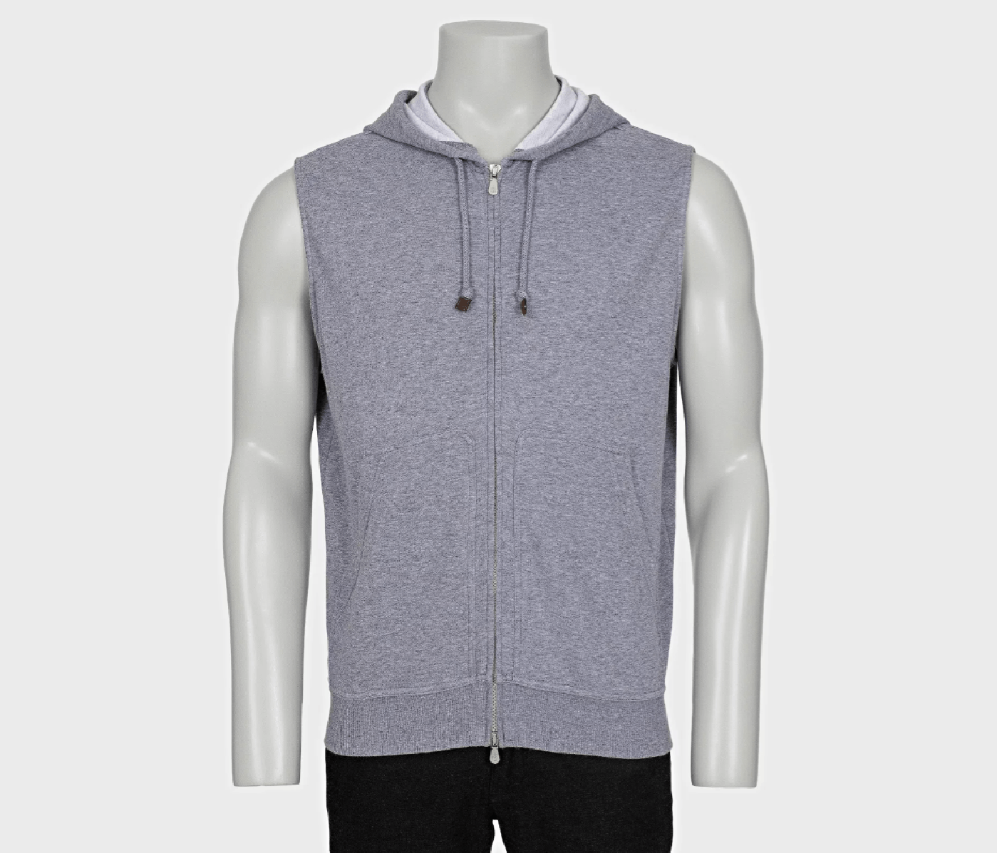 Brunello Cucinelli Brunello Cucinelli men’s gray cotton hoodie Size US L / EU 52-54 / 3 - 1 Thumbnail