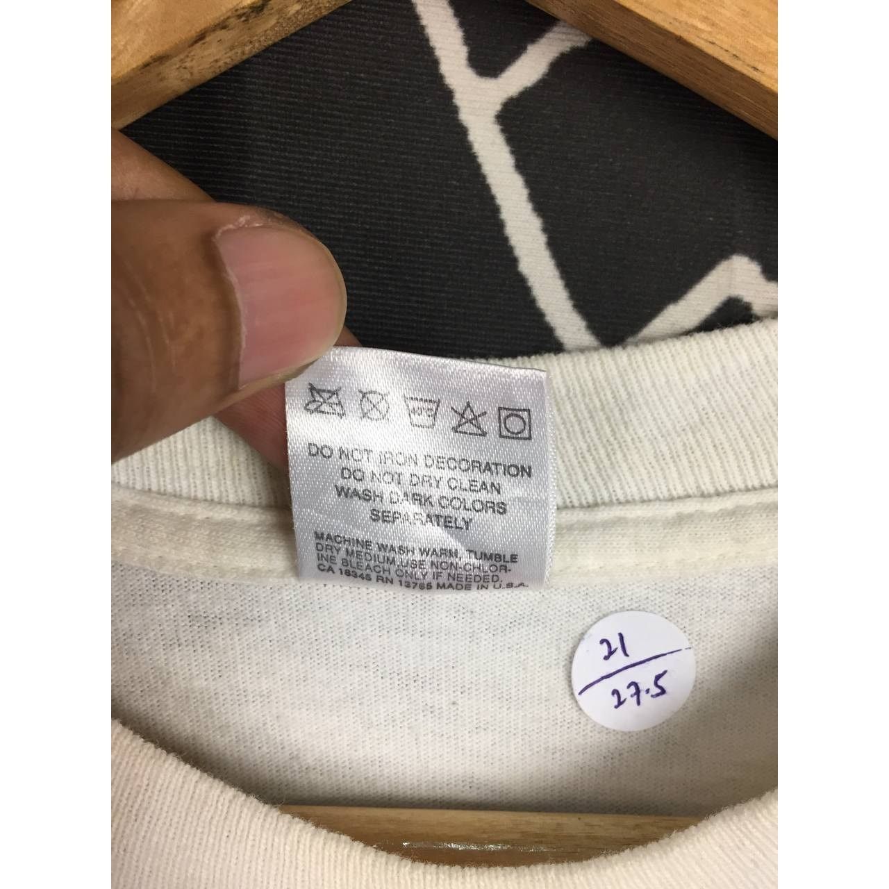 Fruit Of The Loom × Vintage Vtg 90s The Algonquin St. Andrews By The Sea Embroidery Tee Size US L / EU 52-54 / 3 - 15 Thumbnail