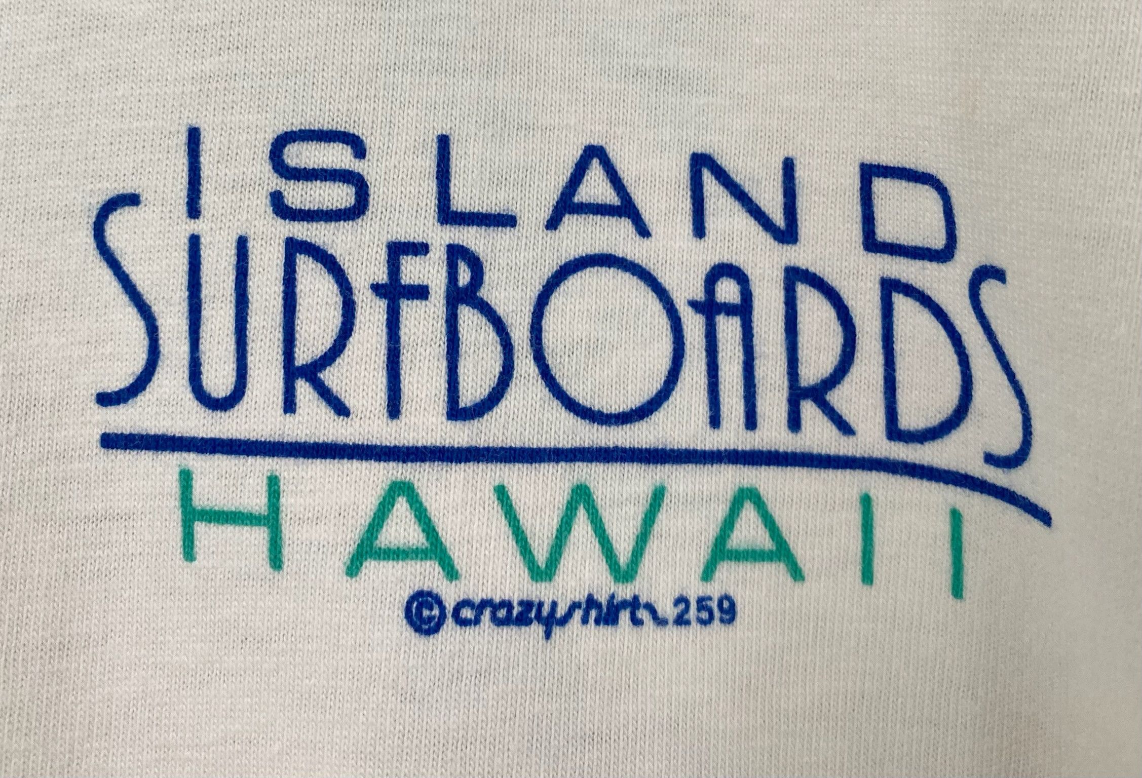 Vintage 90’s Island Surfboards Hawaii Single Stitch T-Shirt Large Size US L / EU 52-54 / 3 - 4 Thumbnail