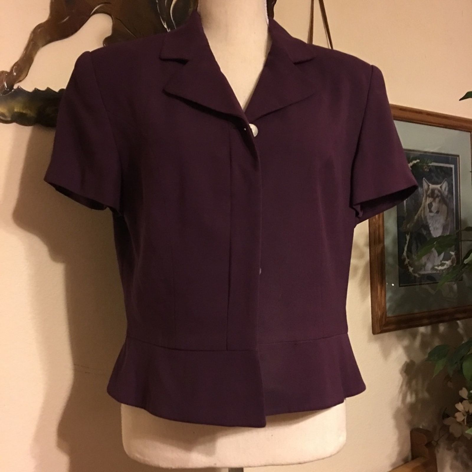Other Valerie Stevens silk skirt suit SIZE 8 Size M / US 6-8 / IT 42-44 - 2 Thumbnail