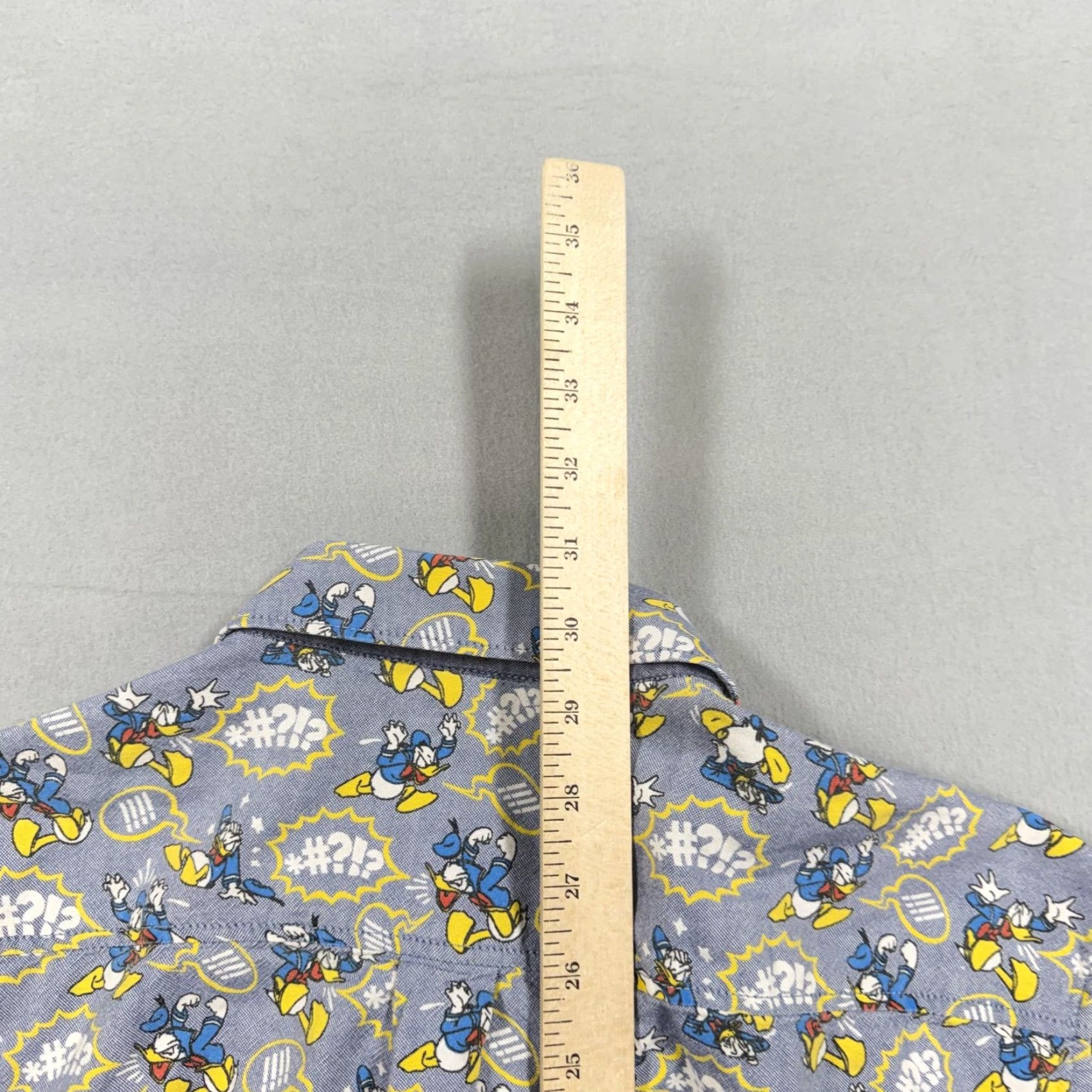 Vans Vans Shirt Mens Medium Blue Donald Duck Disney Print Short Sleeve Button Casual Size US M / EU 48-50 / 2 - 6 Thumbnail