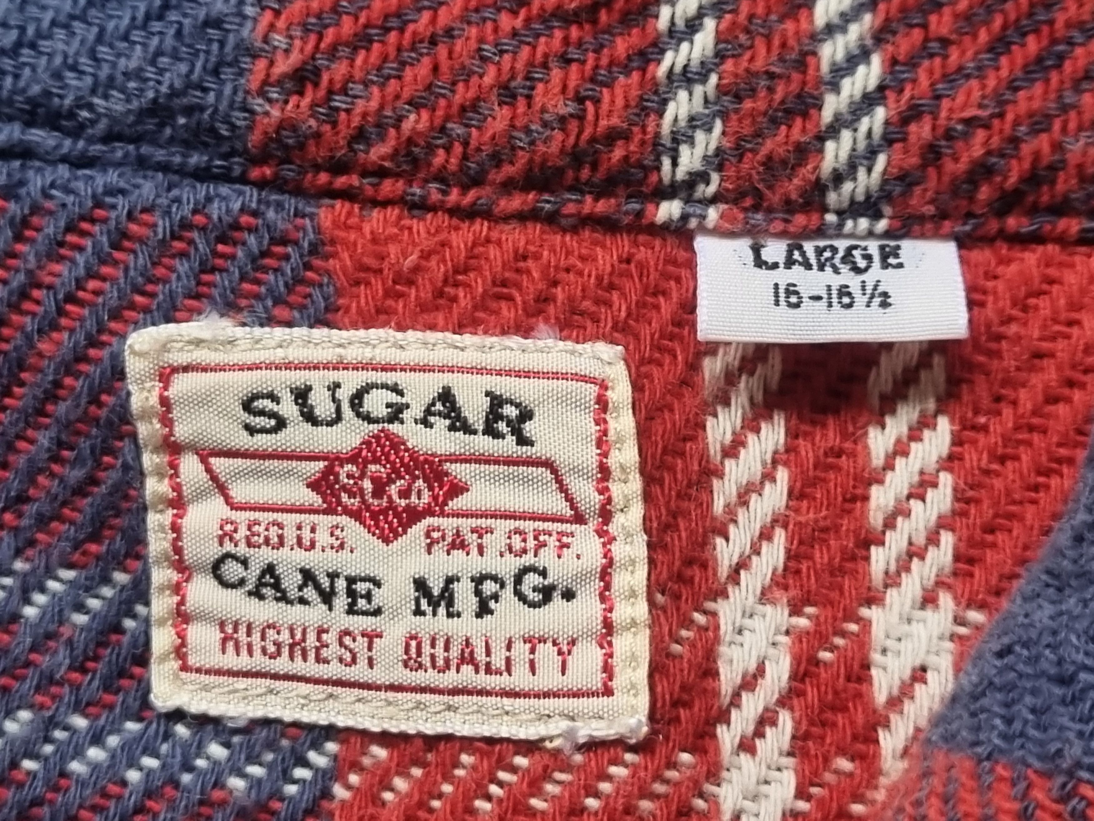 Sugar Cane Sugar Cane Flanel Shirt Button Up Size US L / EU 52-54 / 3 - 9 Thumbnail