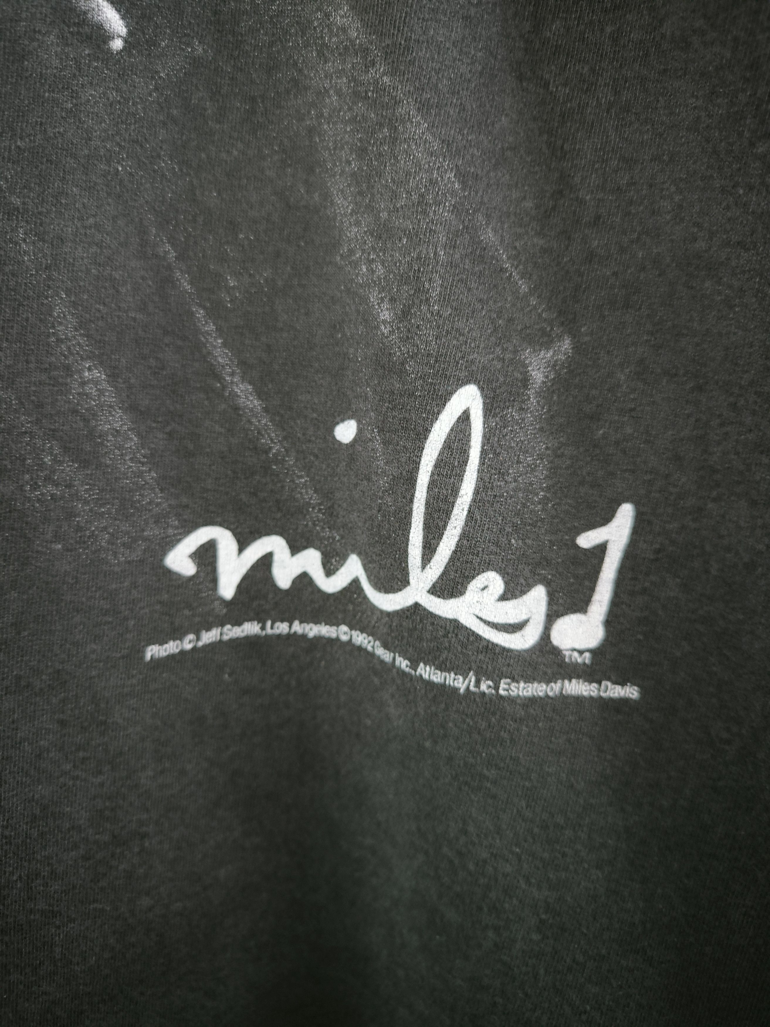 Band Tees 90s American Jazz Musician Milea Davis Tee Size US XL / EU 56 / 4 - 12 Thumbnail