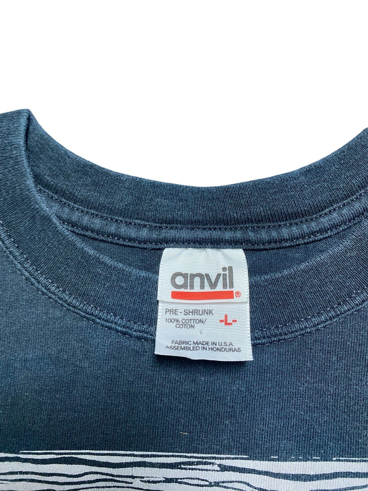 Vintage VINTAGE 90’s EDVARD MUNCH THE SCREAM ART ANVIL TSHIRT Size US L / EU 52-54 / 3 - 9 Thumbnail