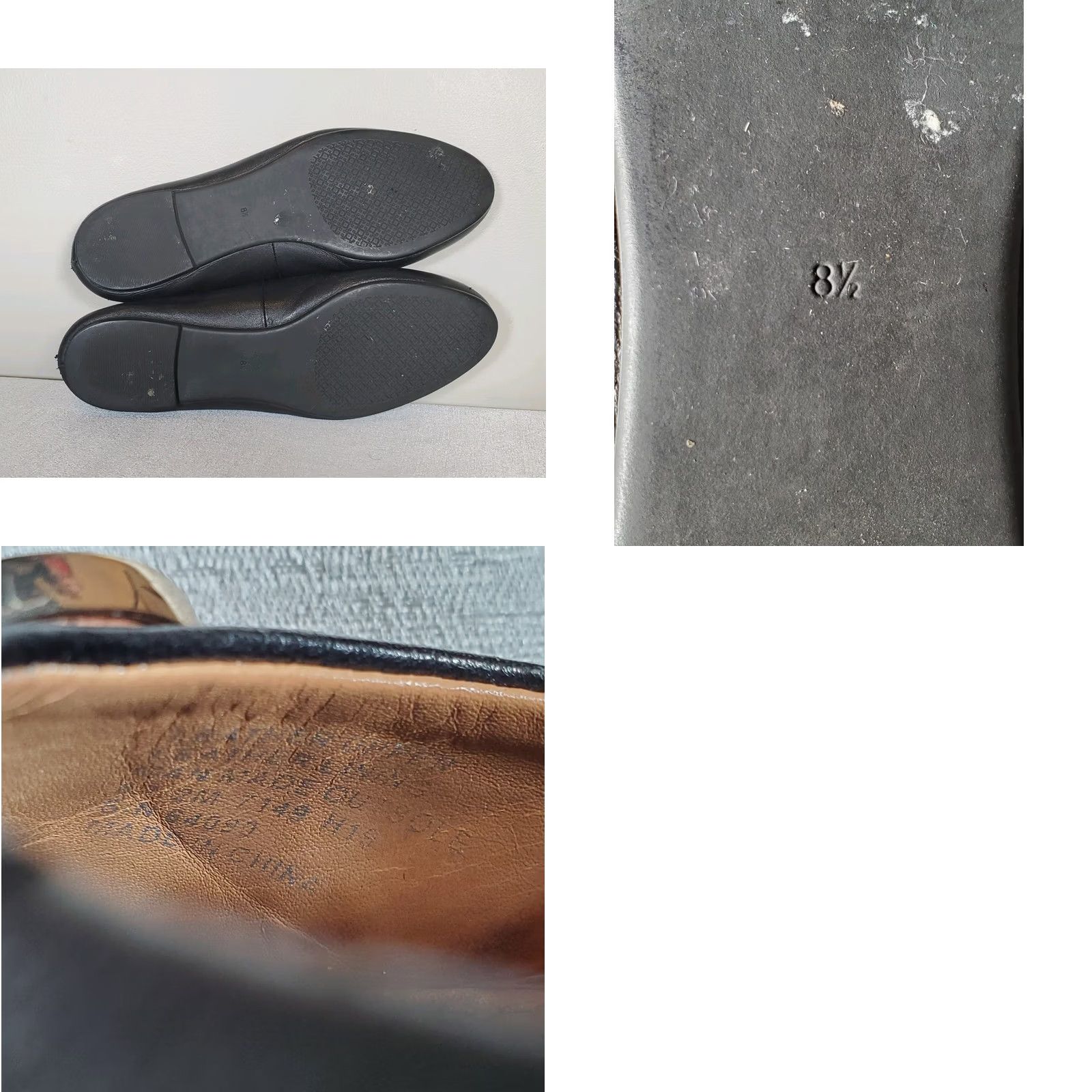 Tory Burch Tory Burch Benton 2 Ballet Flat Black Napa Leather Gold Logo Women's US 8.5 Size US 9 / IT 39 - 9 Thumbnail