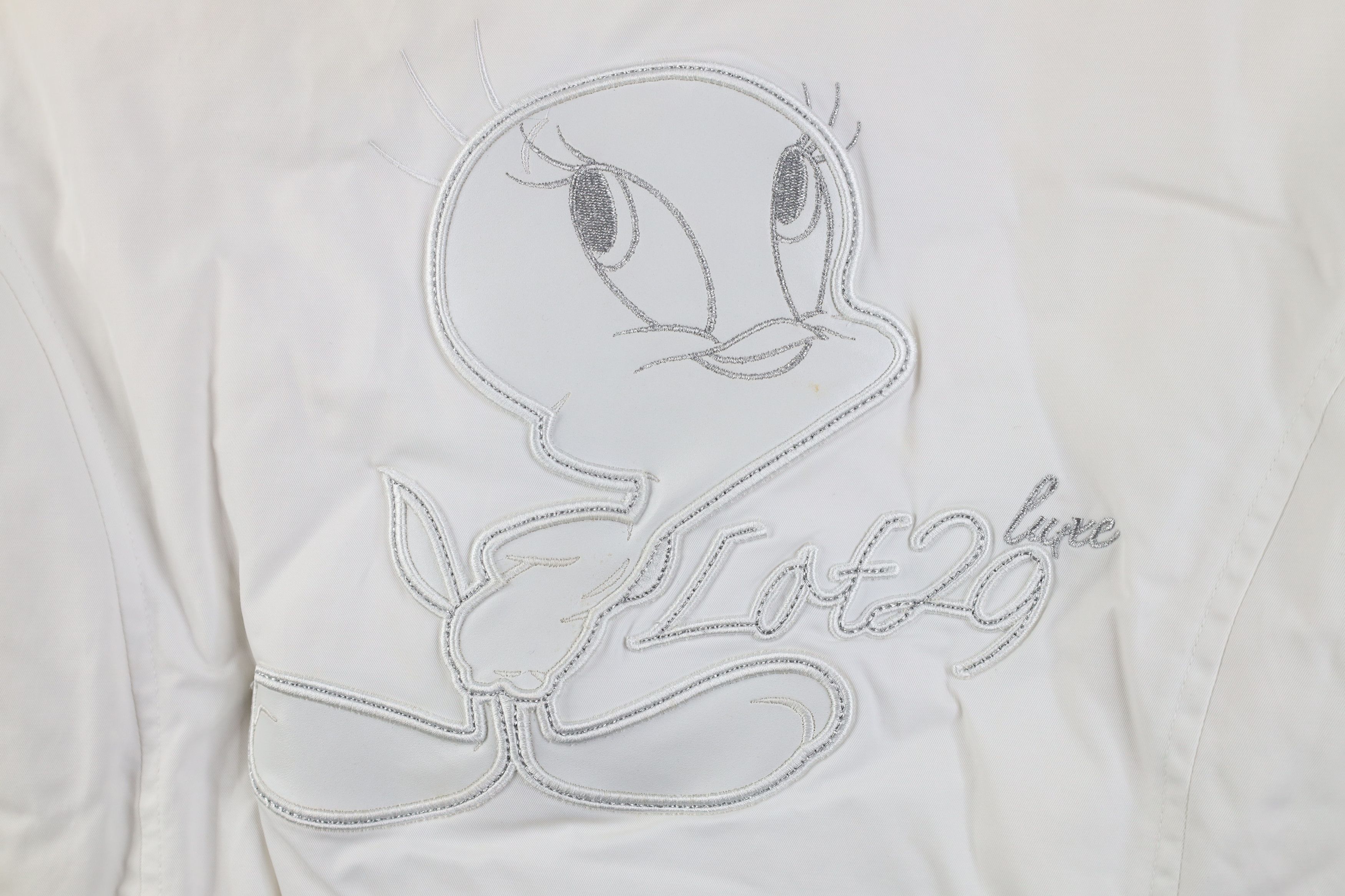 Vintage Deadstock Vintage 90s Y2K Tweety Bird Cropped Down Jacket Size M / US 6-8 / IT 42-44 - 11 Thumbnail