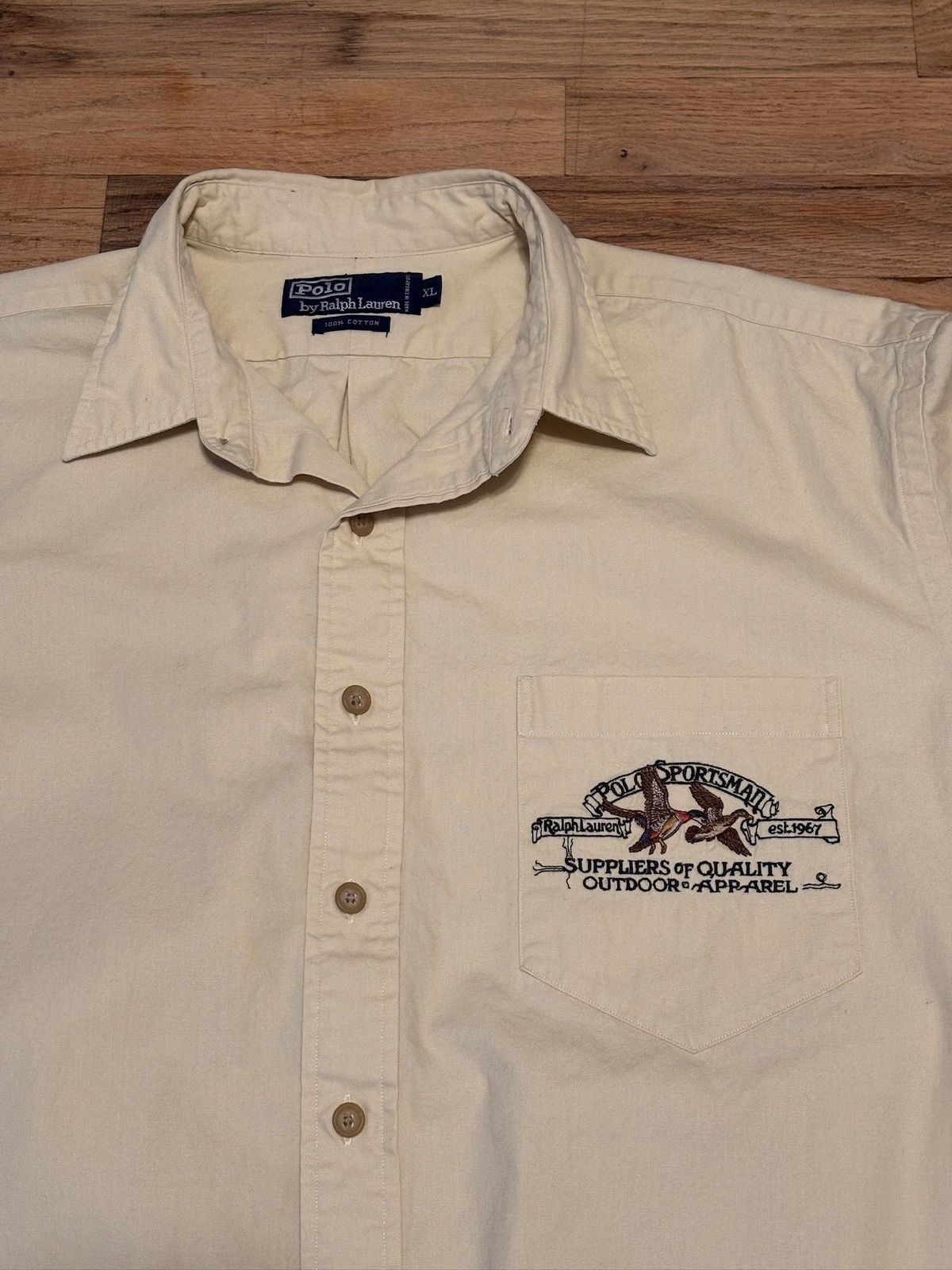 Polo Ralph Lauren Vintage Polo Country Sportsman Ralph Lauren Duck Hunting Size US XL / EU 56 / 4 - 1 Thumbnail