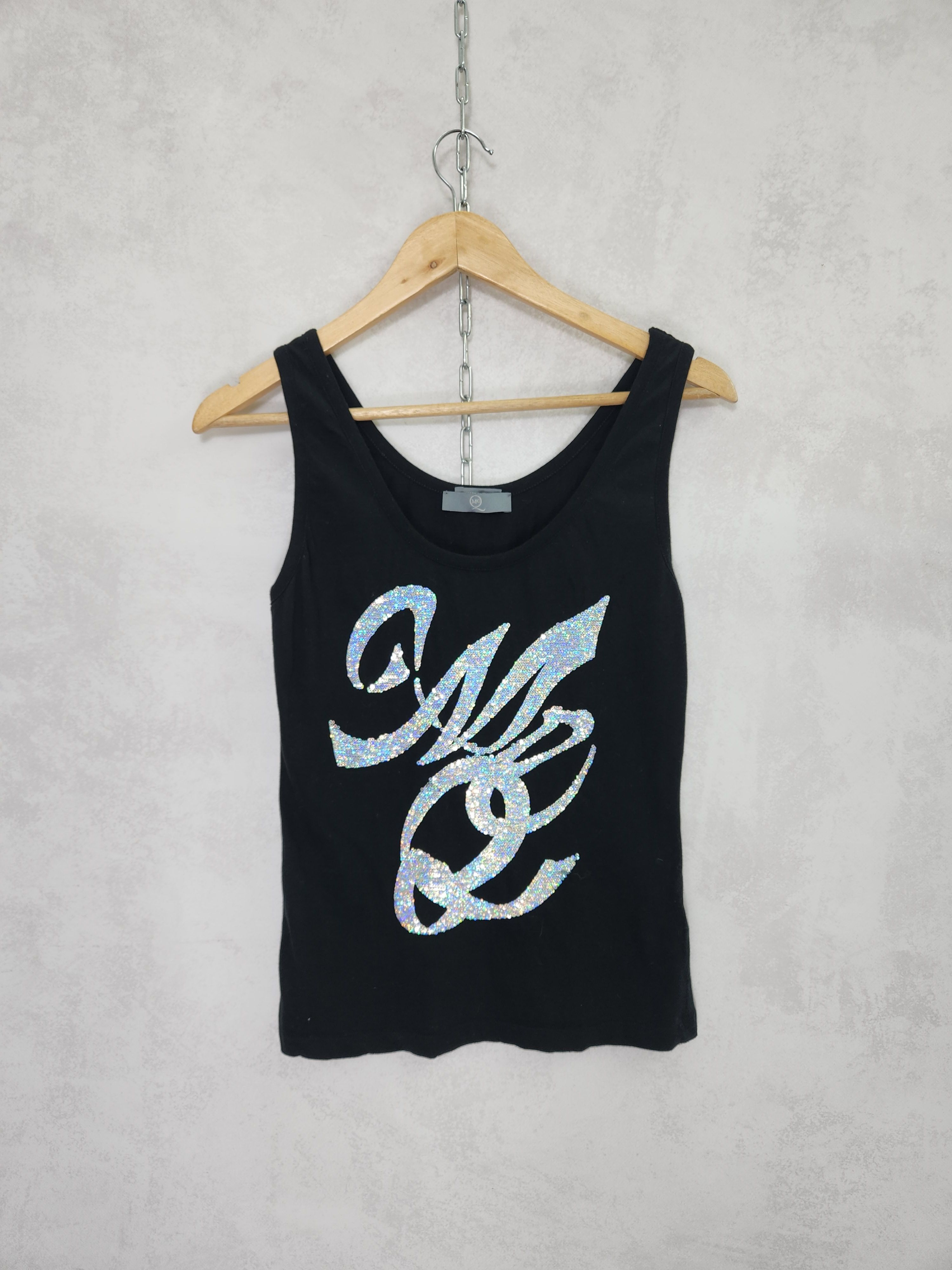 Alexander McQueen Alexander mcqueen black big logo tank top size M Size M / US 6-8 / IT 42-44 - 1 Thumbnail