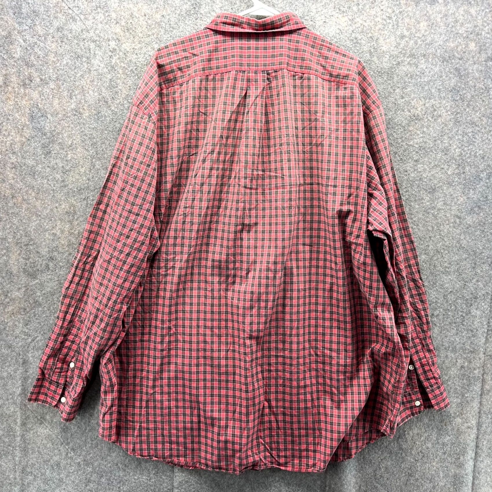 Ralph Lauren Vintage Ralph Lauren Shirt Size 2XLT Red Button Down Oxford Regent Tartan Plaid Mens Big & Tall Size US XXL / EU 58 / 5 - 2 Thumbnail
