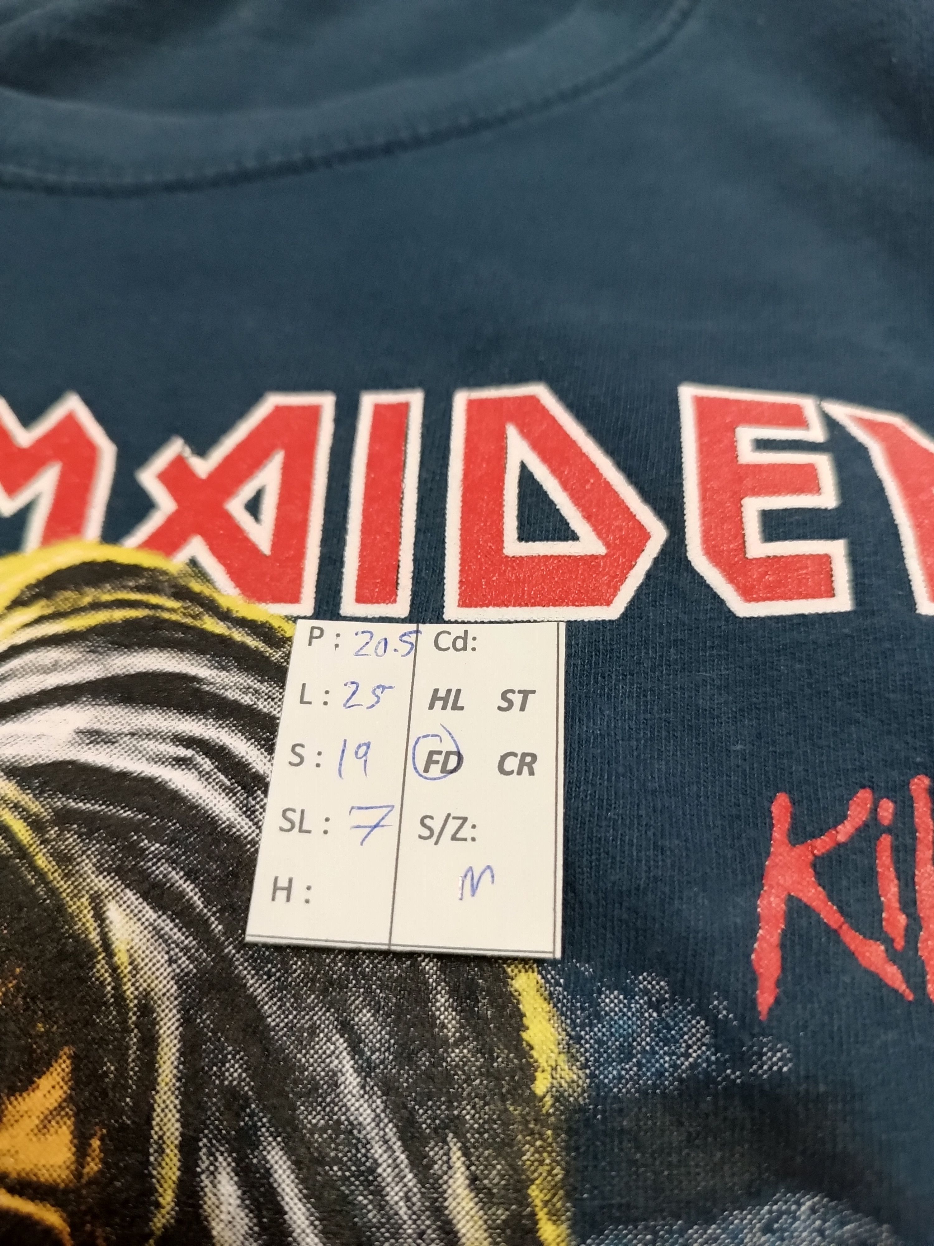 Band Tees VINTAGE Y2K IRON MAIDEN KILLERS TEE (metallica sabbath) Size US M / EU 48-50 / 2 - 14 Thumbnail