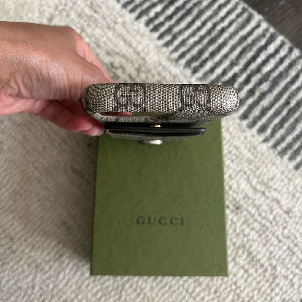 Gucci NEW Gucci Ophidia iPhone 13 Pro Case Detachable Card Holder Size ONE SIZE - 9 Thumbnail