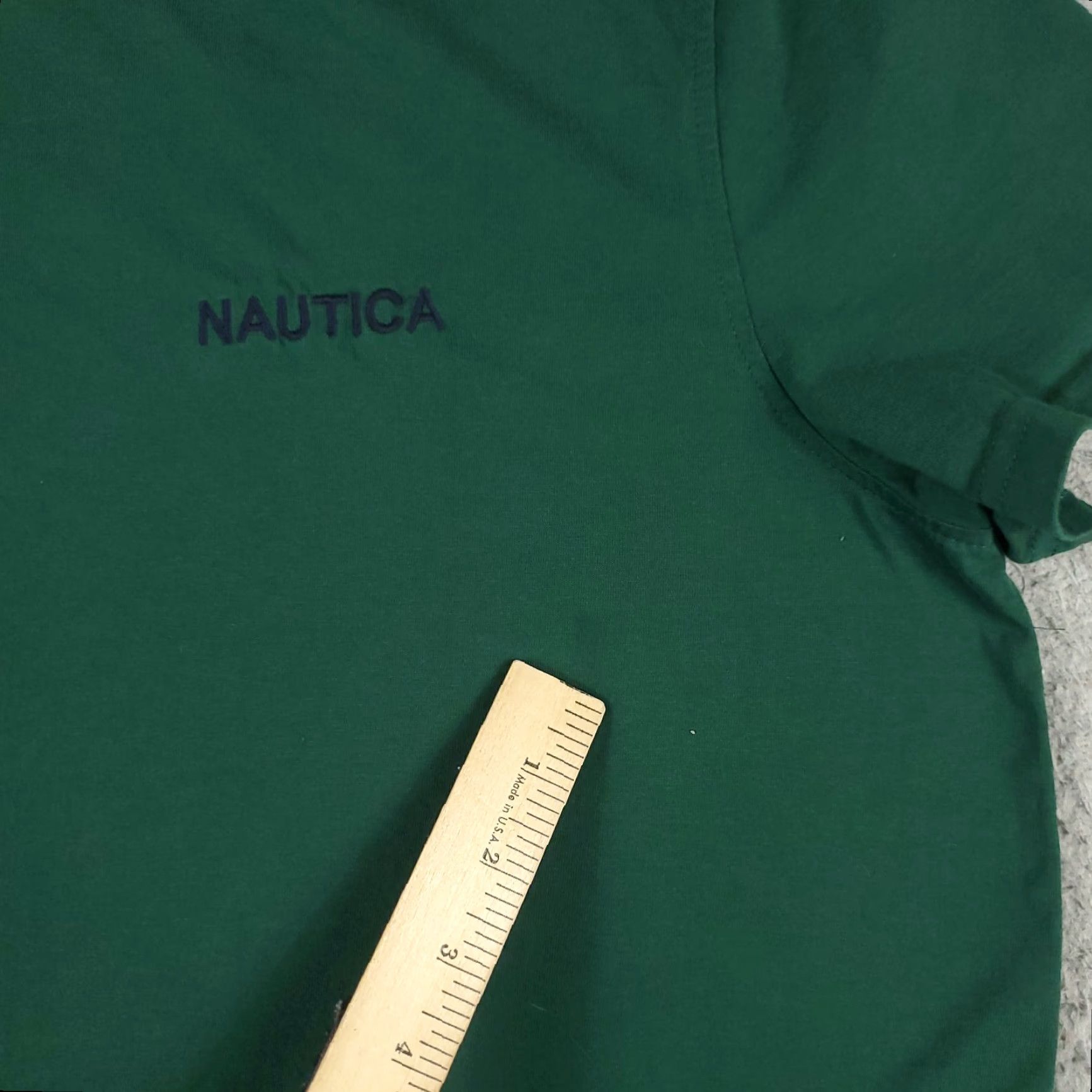 Nautica Nautica T Shirt Men Size Large Green Short Sleeve Crew Neck Logo Casual All Seasons 90s? (Note: avoid adding questionable decade) Size US L / EU 52-54 / 3 - 3 Thumbnail