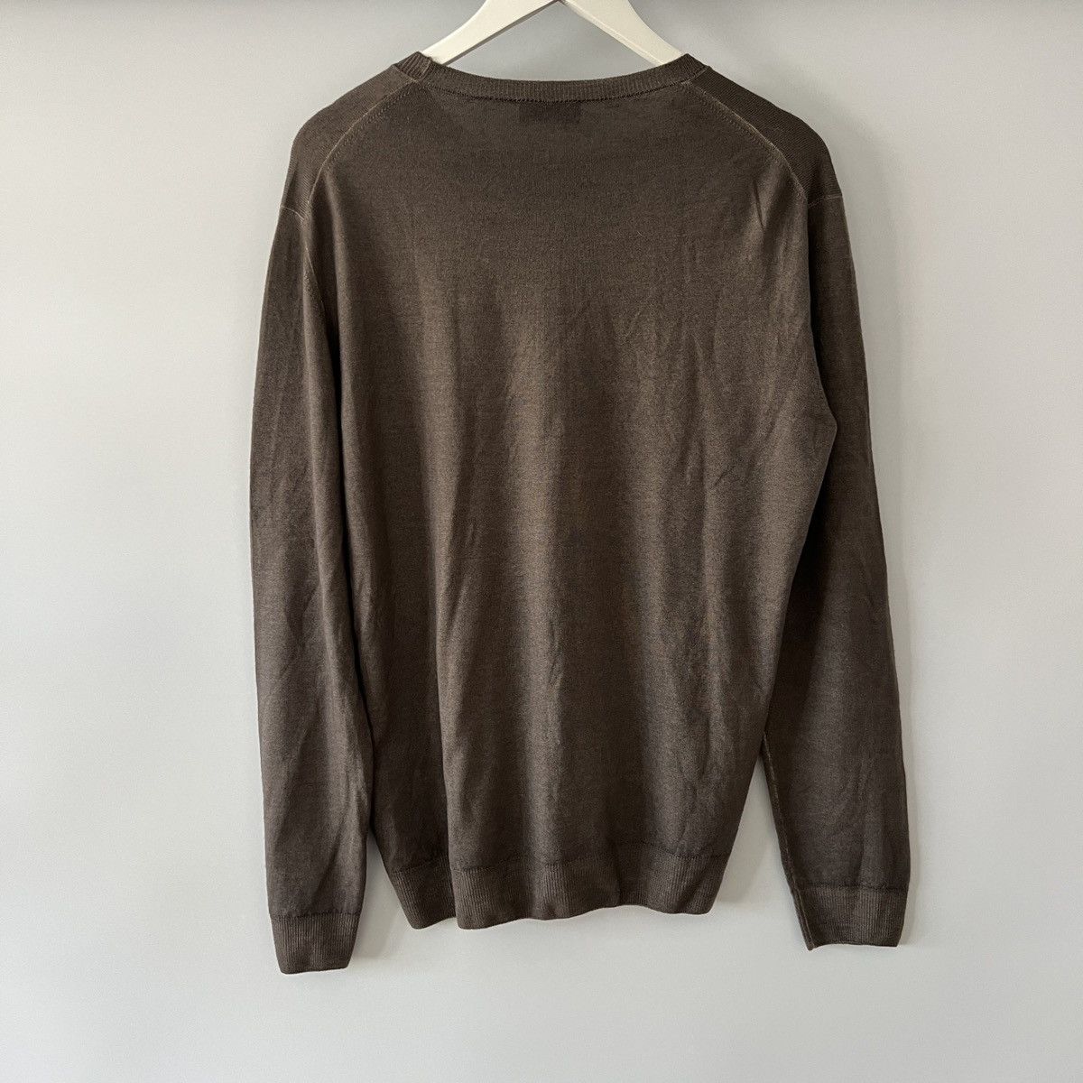 Dondup Men's Dondup Wool Italy Merino Pullover Size 52 Size US L / EU 52-54 / 3 - 3 Thumbnail