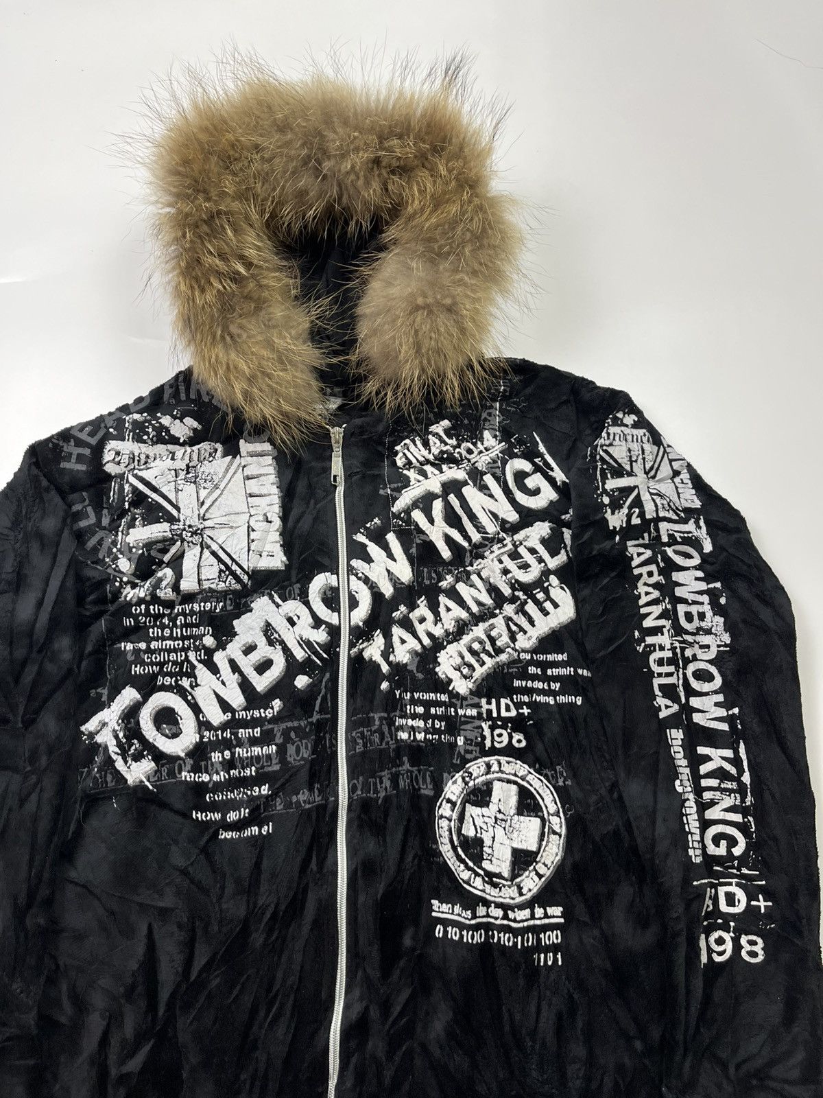 If Six Was Nine × Japanese Brand × Le Grande Bleu (L.G.B.) Japanese Fur hoodie Beaumere Uk style Size US L / EU 52-54 / 3 - 5 Thumbnail