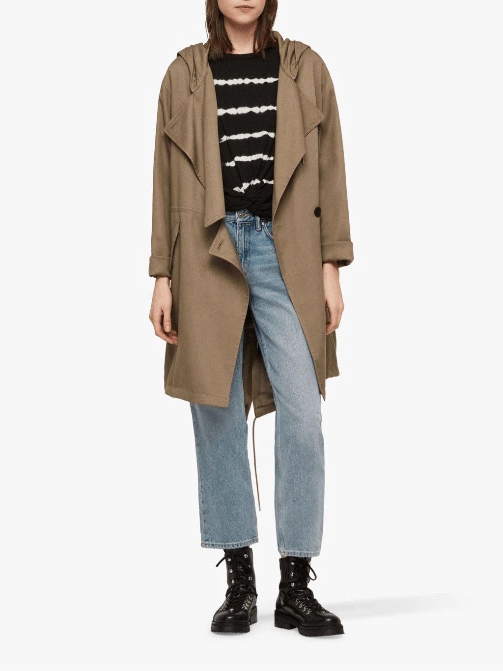 Allsaints AllSaints Bexley Parka Womens Jacket Size XS / US 0-2 / IT 36-38 - 1 Thumbnail