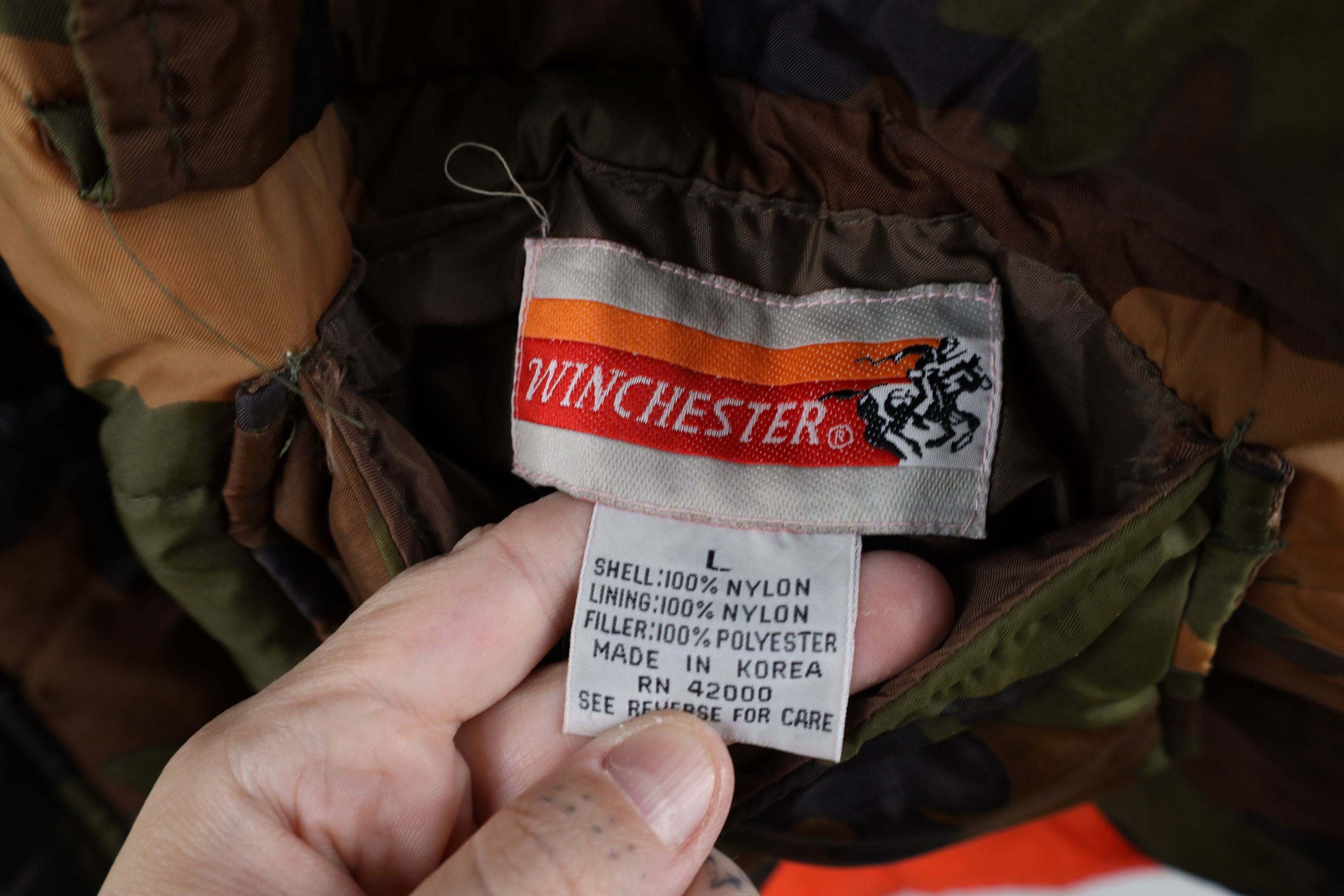 Winchester Vintage 90s Winchester Reversible Camouflage Puffer Jacket Size US L / EU 52-54 / 3 - 6 Thumbnail
