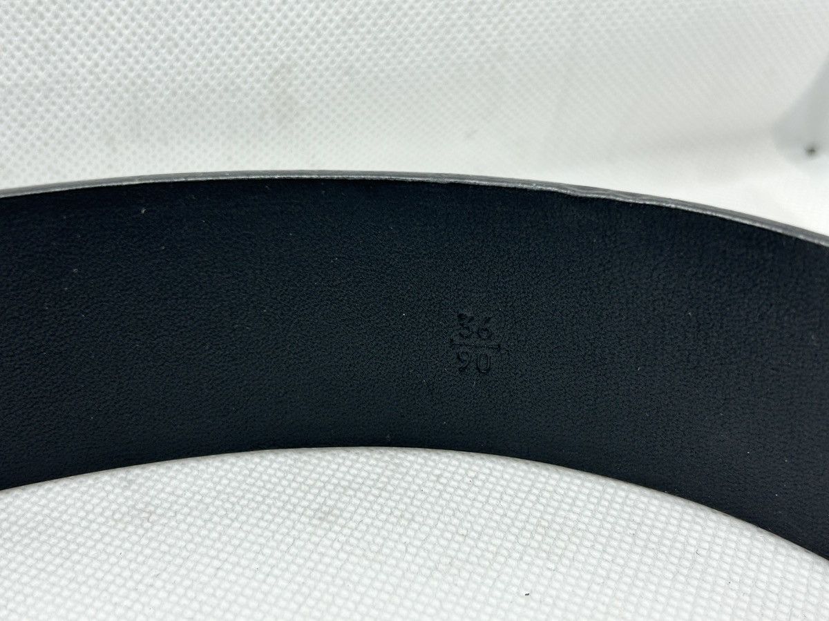 Prada Rare Prada Auth black leather belt with safety buckle. Size 34 - 3 Thumbnail