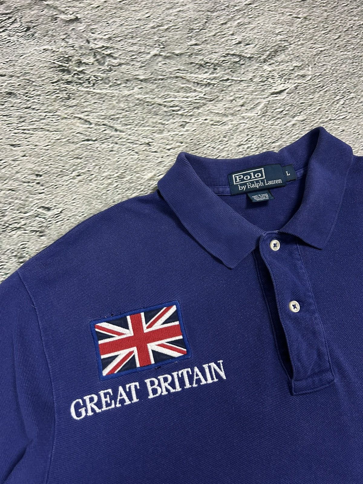 Ralph Lauren Chief Keef Polo Ralph Lauren Great Britain vintage blue navy Size US L / EU 52-54 / 3 - 2 Thumbnail