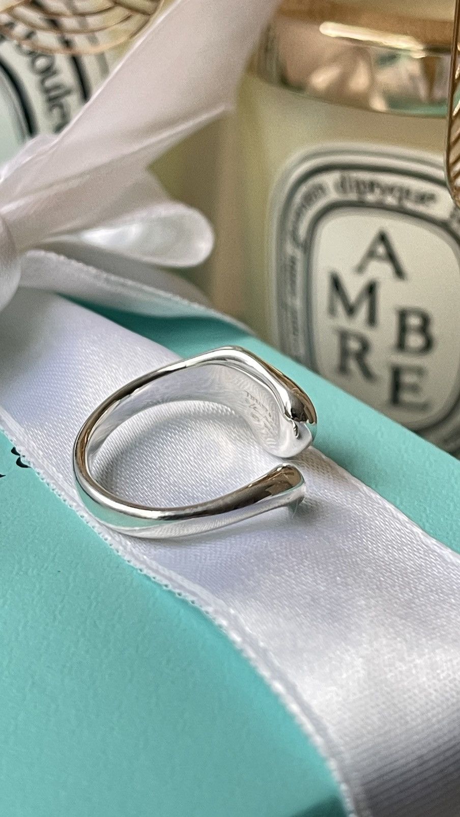 Tiffany & Co. Tiffany & Co. Peretti Full Heart Ring Silver size 5 NEW $485 Size ONE SIZE - 18 Thumbnail