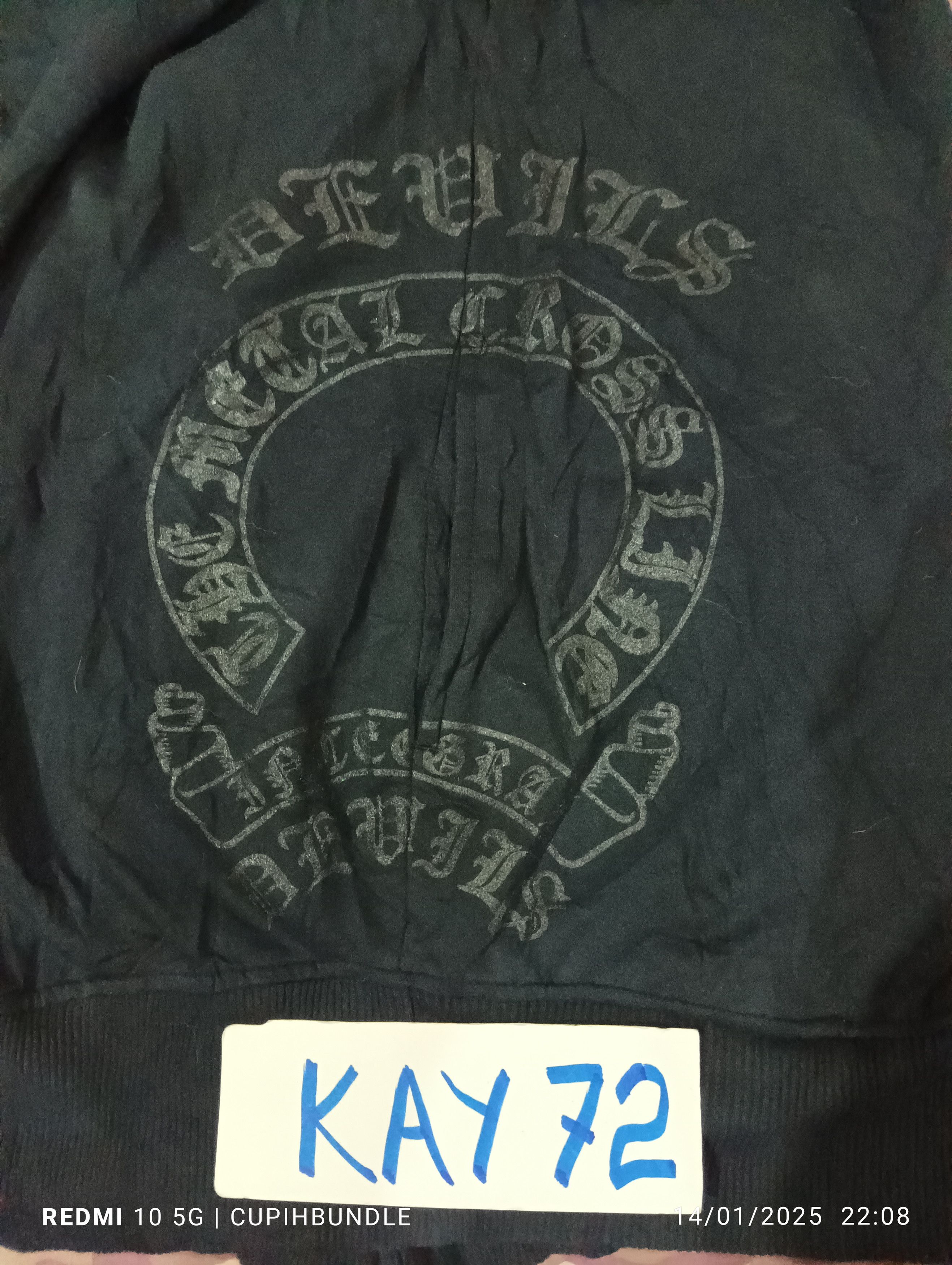 Designer × Japanese Brand DEFECTIVE STRUCT TRIBAL CROSS ZIPPER HOODIE Size US XXL / EU 58 / 5 - 8 Thumbnail
