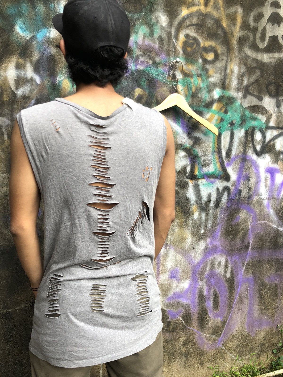 Japanese Brand × Le Grande Bleu (L.G.B.) sleeves shirt Codes Combine Distressed Size US L / EU 52-54 / 3 - 4 Thumbnail