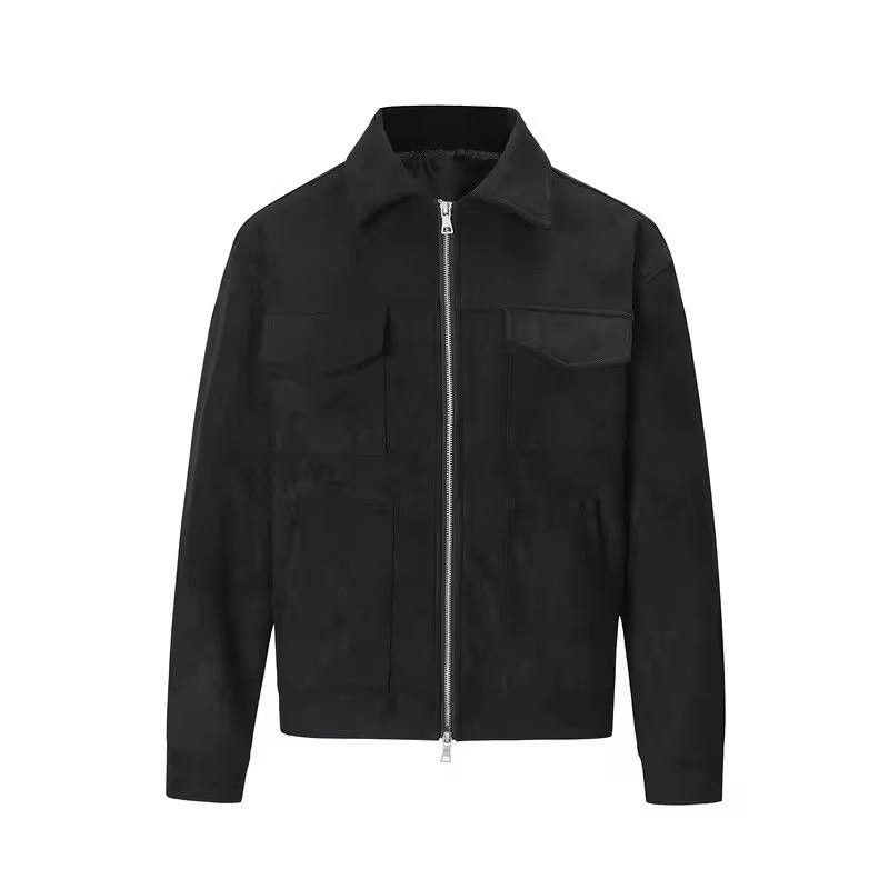 Japanese Brand × Vintage high quality suede jacket with zipper Size US L / EU 52-54 / 3 - 4 Thumbnail