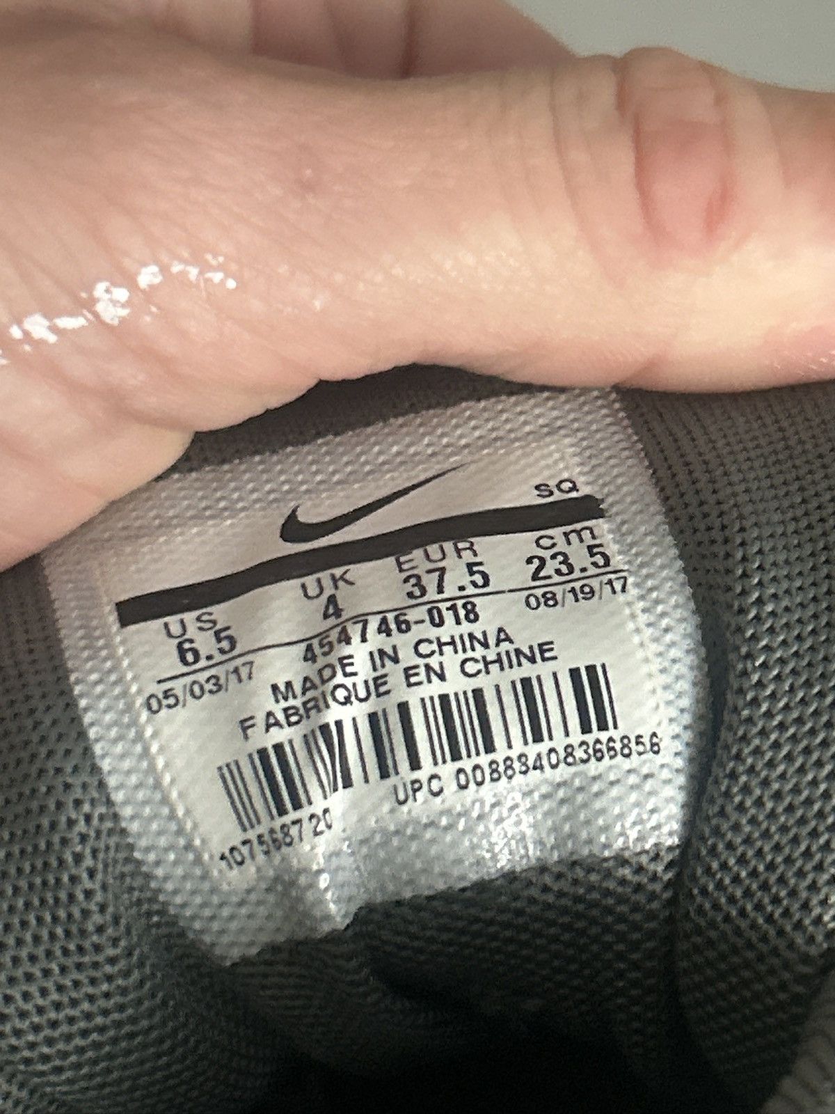 Nike Nike Air Max 1 Premium in de kleur River Rock / White Size US 6.5 / IT 36.5 - 7 Thumbnail