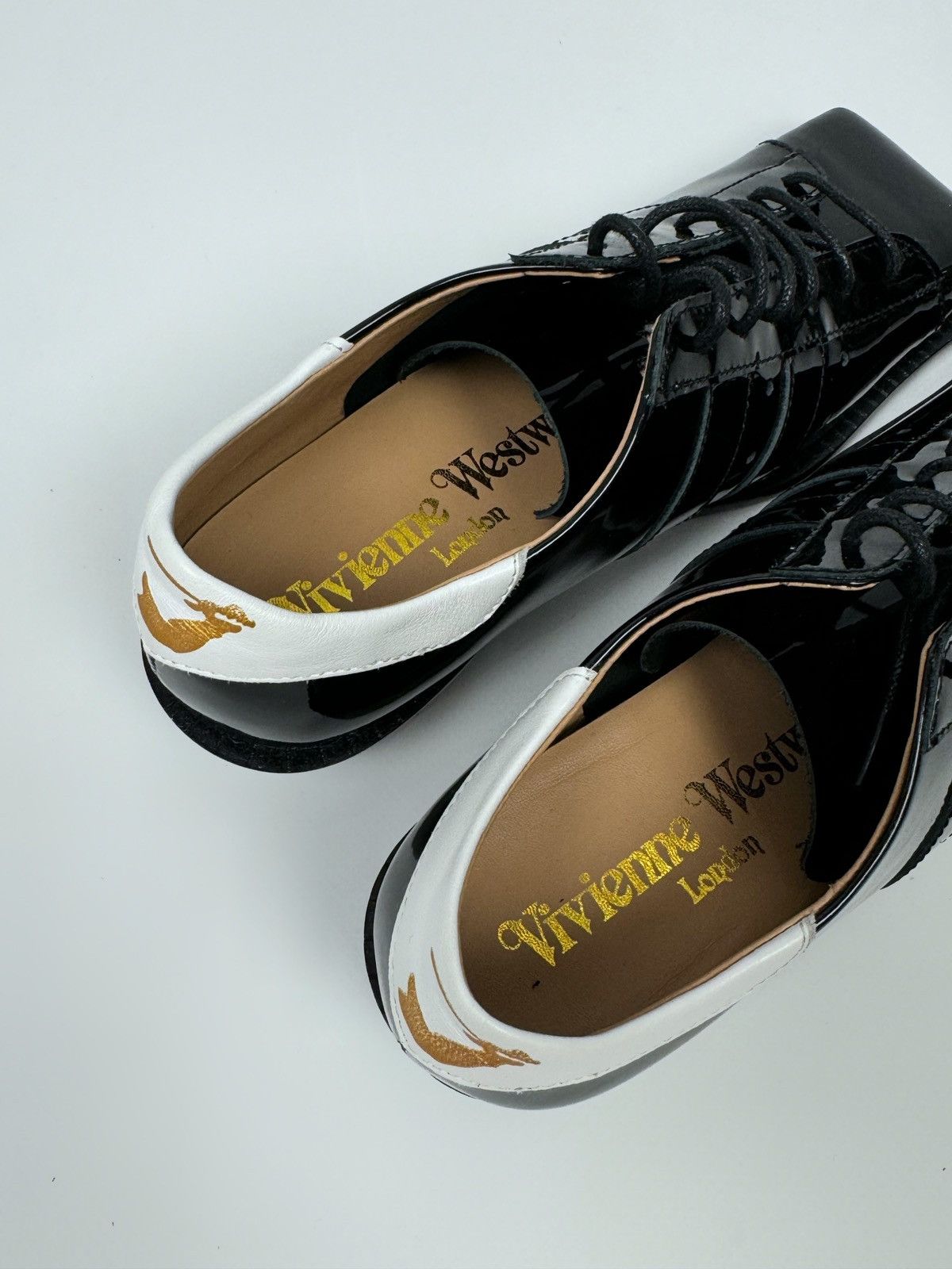 Vivienne Westwood Vintage Vivienne Westwood Patent Black Hammerhead Shoes Size US 5.5 / IT 35.5 - 7 Thumbnail