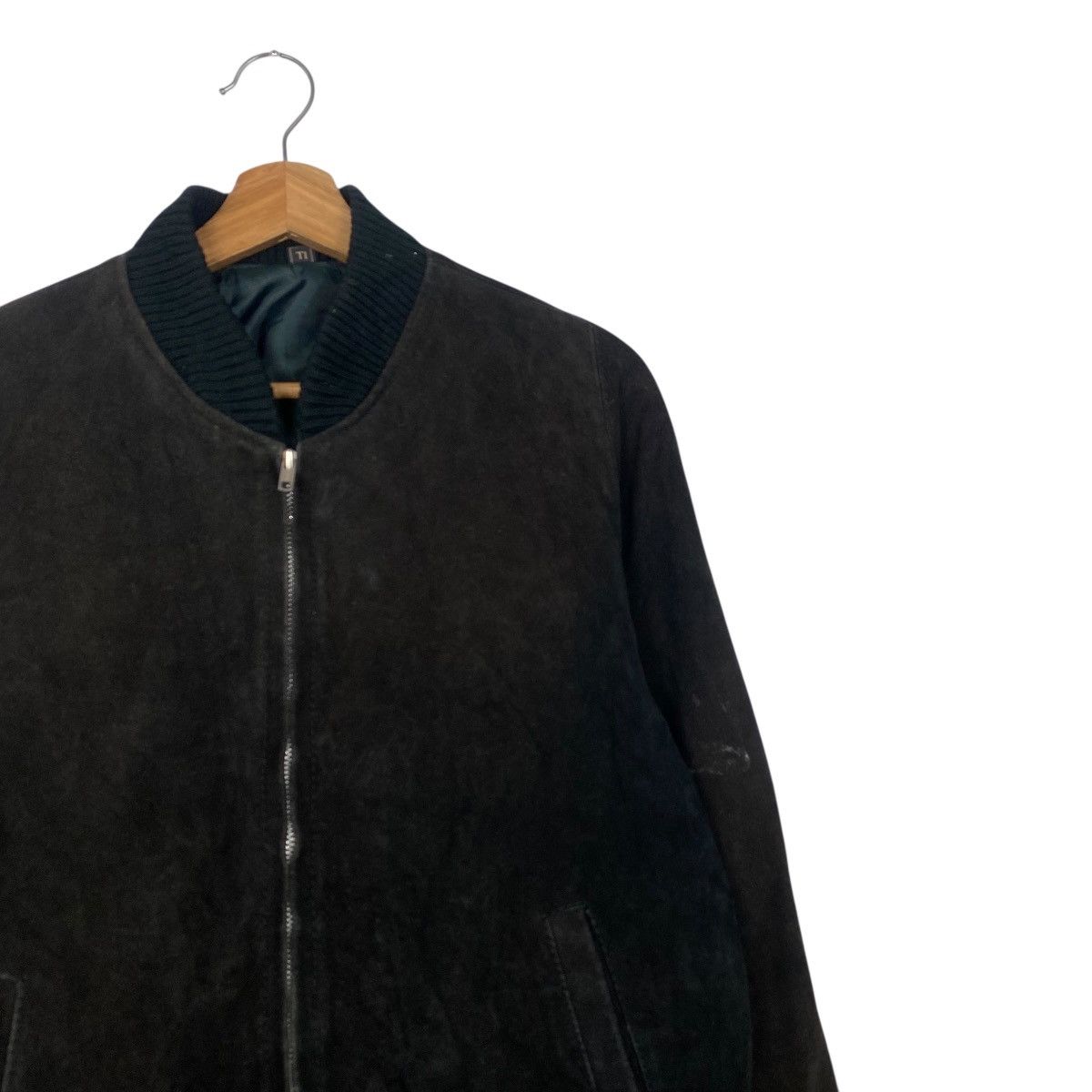 Leather Vintage suede leather bomber jacket Size US L / EU 52-54 / 3 - 5 Thumbnail