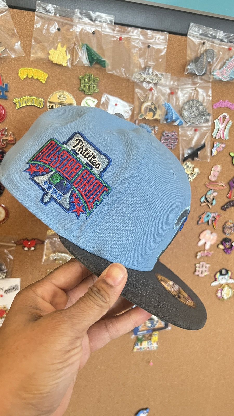 New Era Philadelphia Phillies 1996 All Star Game Fitted 71/8 Size ONE SIZE - 5 Thumbnail