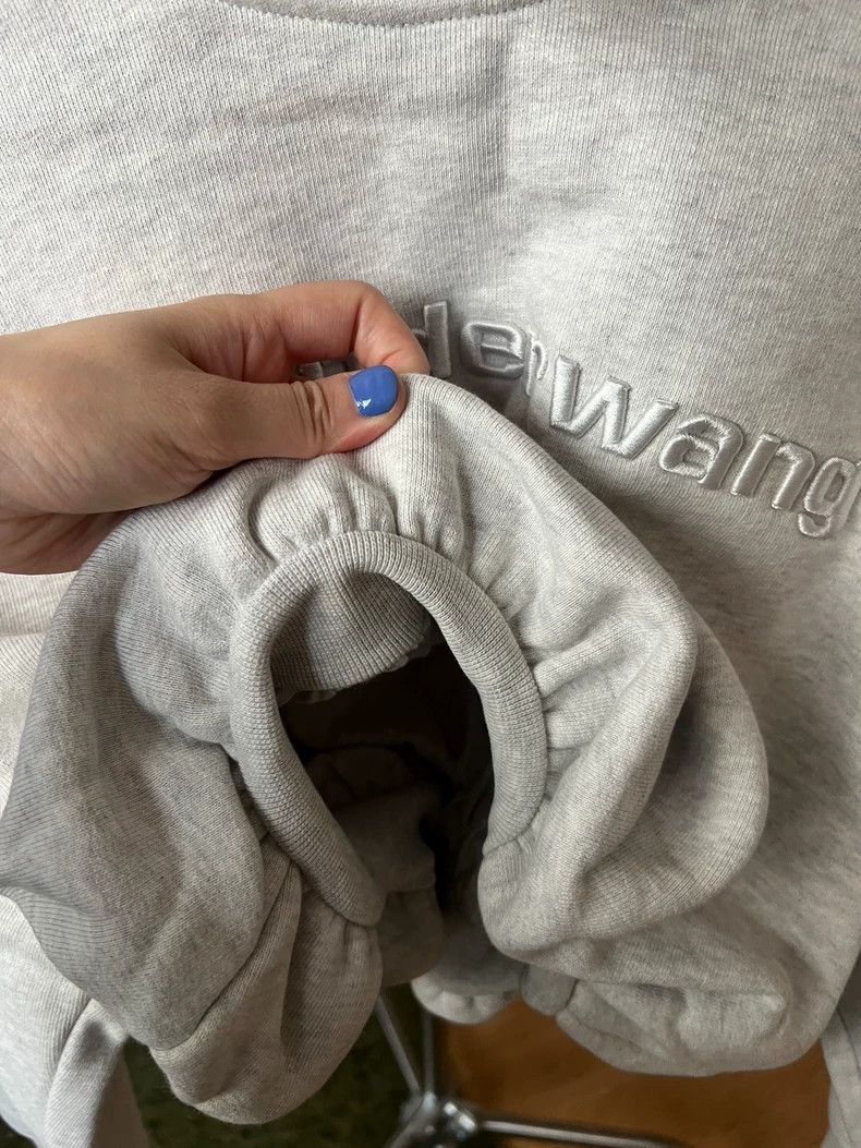 Alexander Wang Alexander Wang Logo Embroidered Turtleneck Sweatshirt- Size XS / US 0-2 / IT 36-38 - 5 Thumbnail